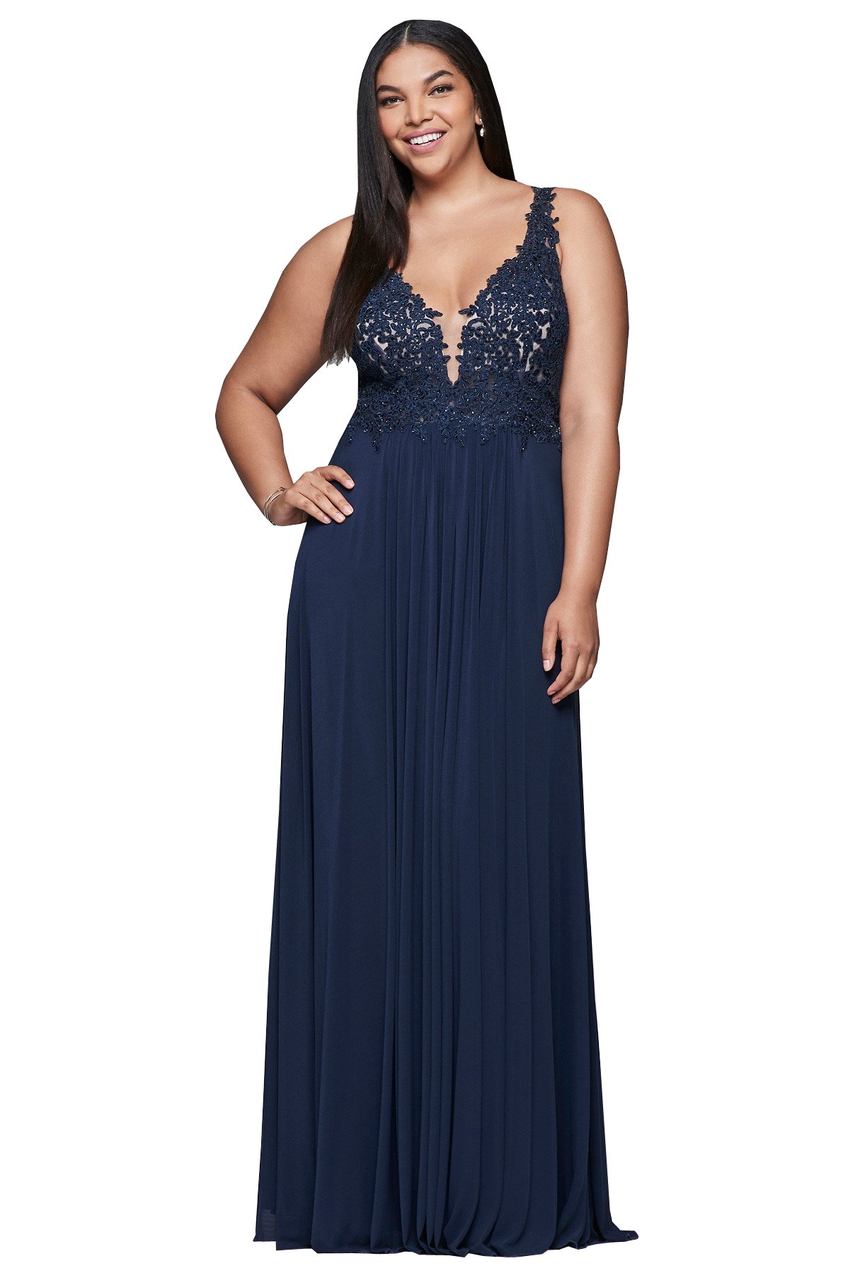 Faviana Style 9428 Navy, Size 22W- Buy 