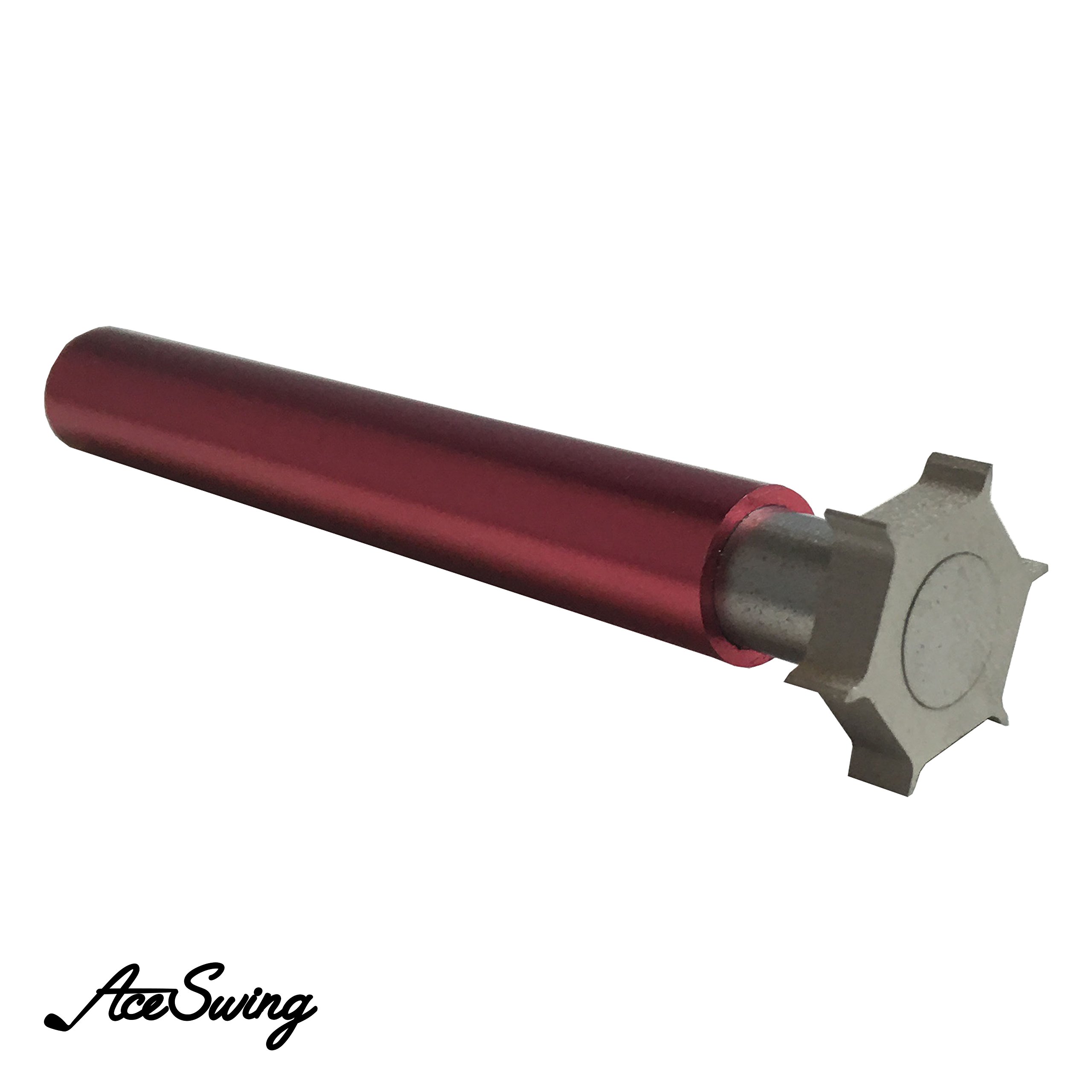 Golf Club Groove Sharpener re-grooving tool cleaner with 6 Heads- Gain Ball Control and Spin Without Buying a New Set of Irons! Fully Comply with R&A and USGA Rules.