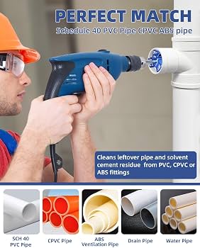 Kit Alésoir PVC Carbure – Outil Pro Pour Débavurer & Préparer Tuyaux – Tailles 1/2" à 4" – Alliage Aluminium Doré