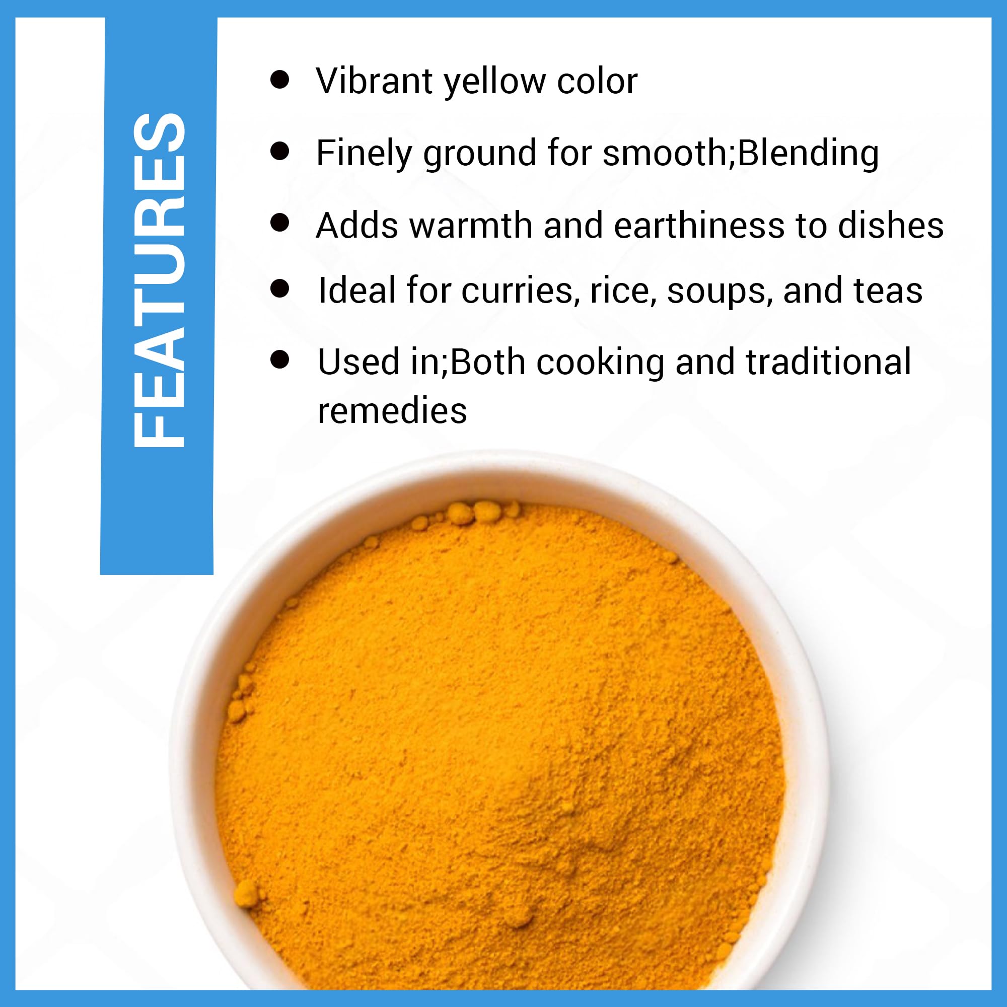 Curcuma en poudre - 1 kg