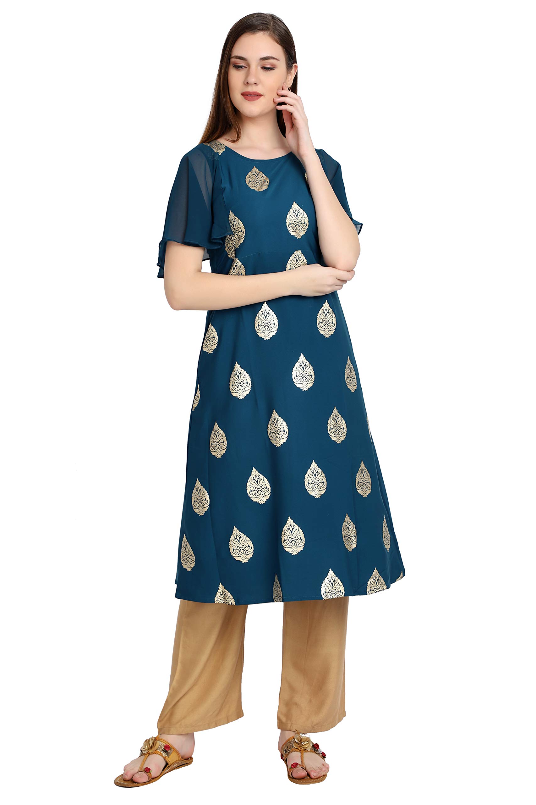 ALC Creation Women's Crepe Regular Kurta