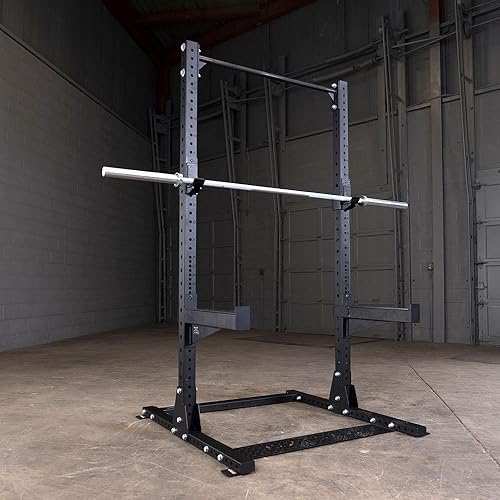 Miniatura 2 de Body-Solid SPR500 - Soporte para sentadillas con barra de dominadas, soporte para sentadillas para gimnasio en casa, perfecto para entrenamientos y
