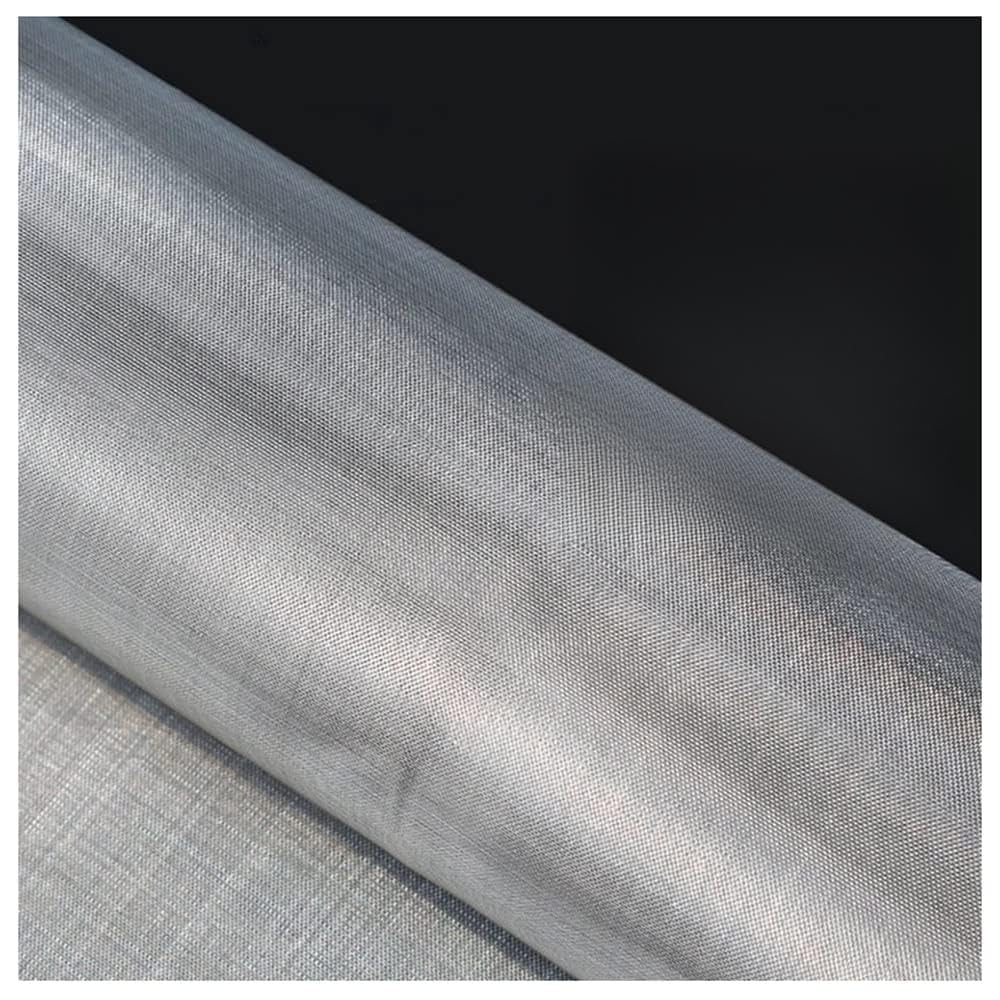 Rete in Acciaio Inossidabile 304-40 Maglie - Foro 0,5 Mm - Rete Metallica per Schermatura della Finestra - Non Arrugginisce Mai - Resistente al Calore (Argentato, 1x3m)