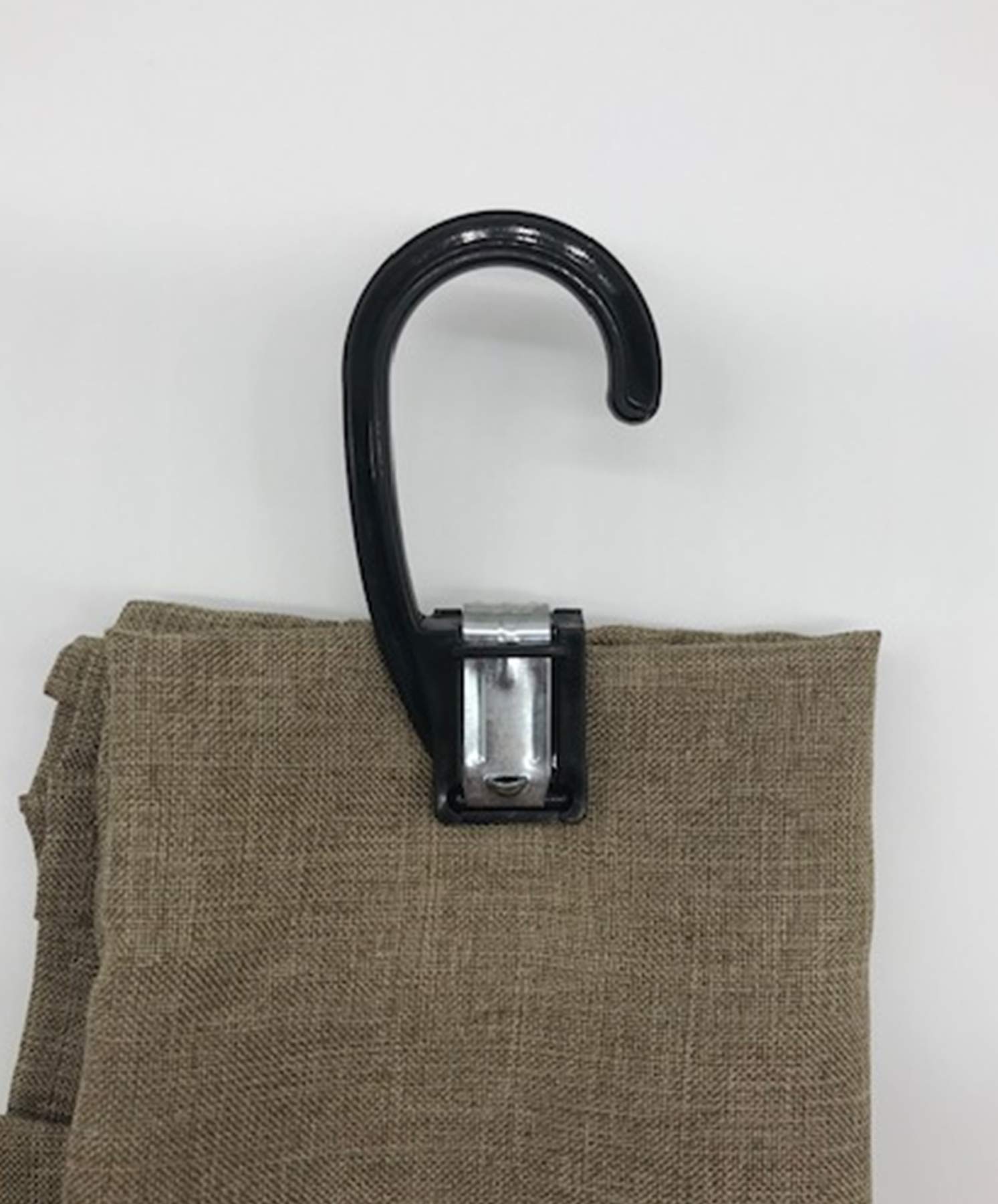 Nahanco 610PB plastica da appendere all clip, nero (confezione da 100)