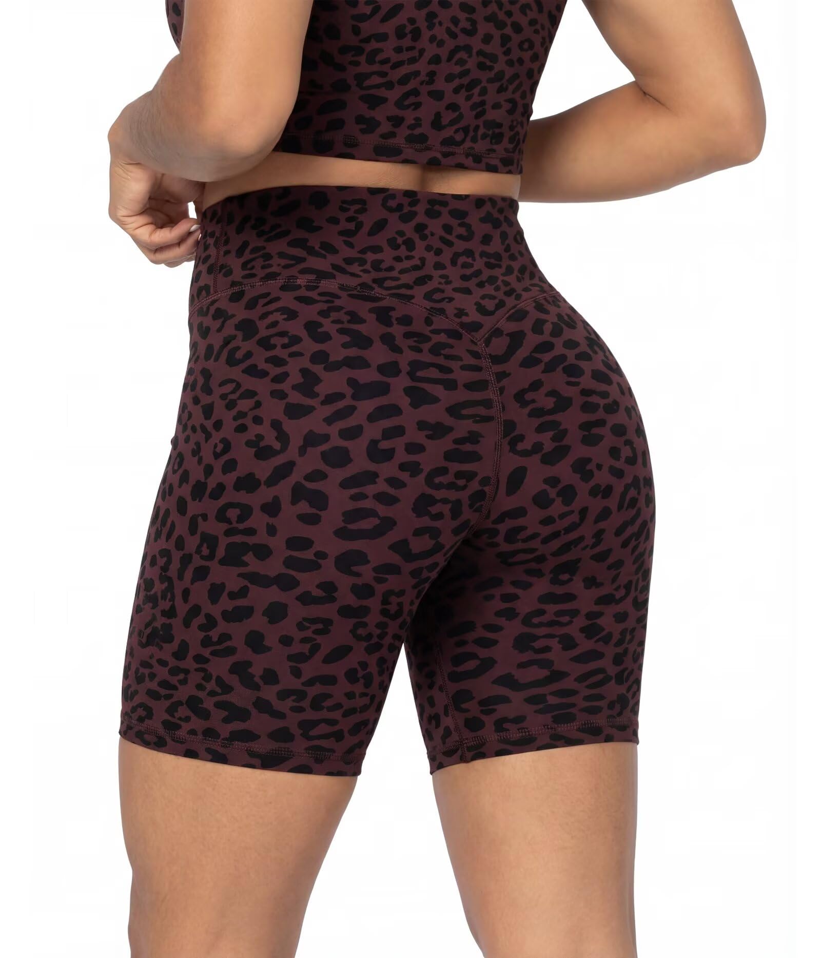 Sunzel No Front Seam High Waist Biker Shorts for Women, Squat Proof Yoga Workout Gym Bike Shorts