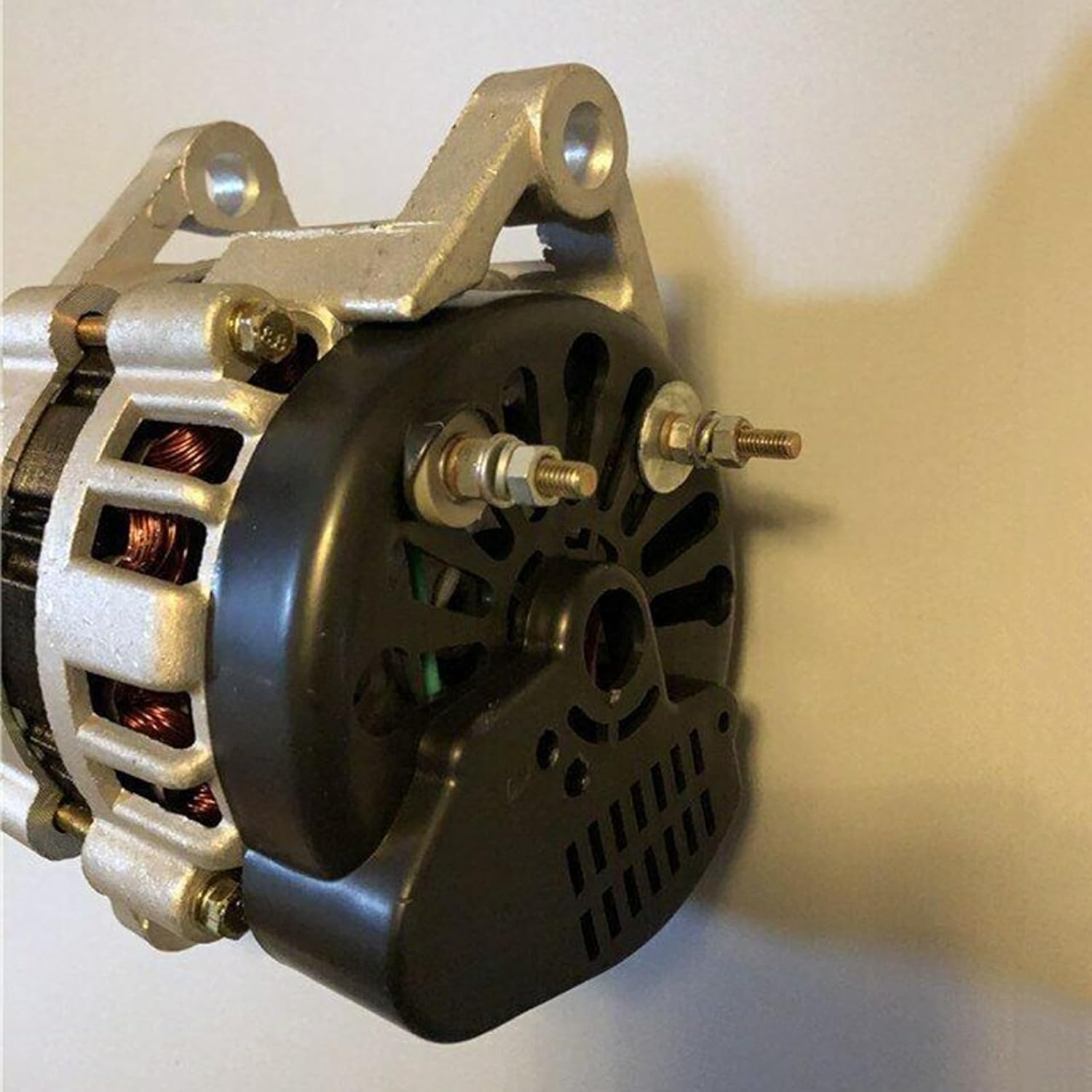 110V 220V 1500W Household Pulley Wheel Permanent Magnet Constant Voltage Alternator Brushless Constant Voltage Pure Copper Wire Home Lighting Alternator (Color : 110V)