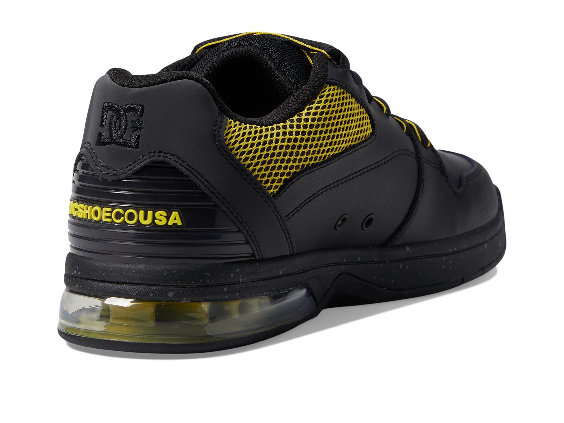 DC Zapatillas de Skate versátiles Le Low para Hombre, Zapatos, Negro/Amarillo, 44.5 EU