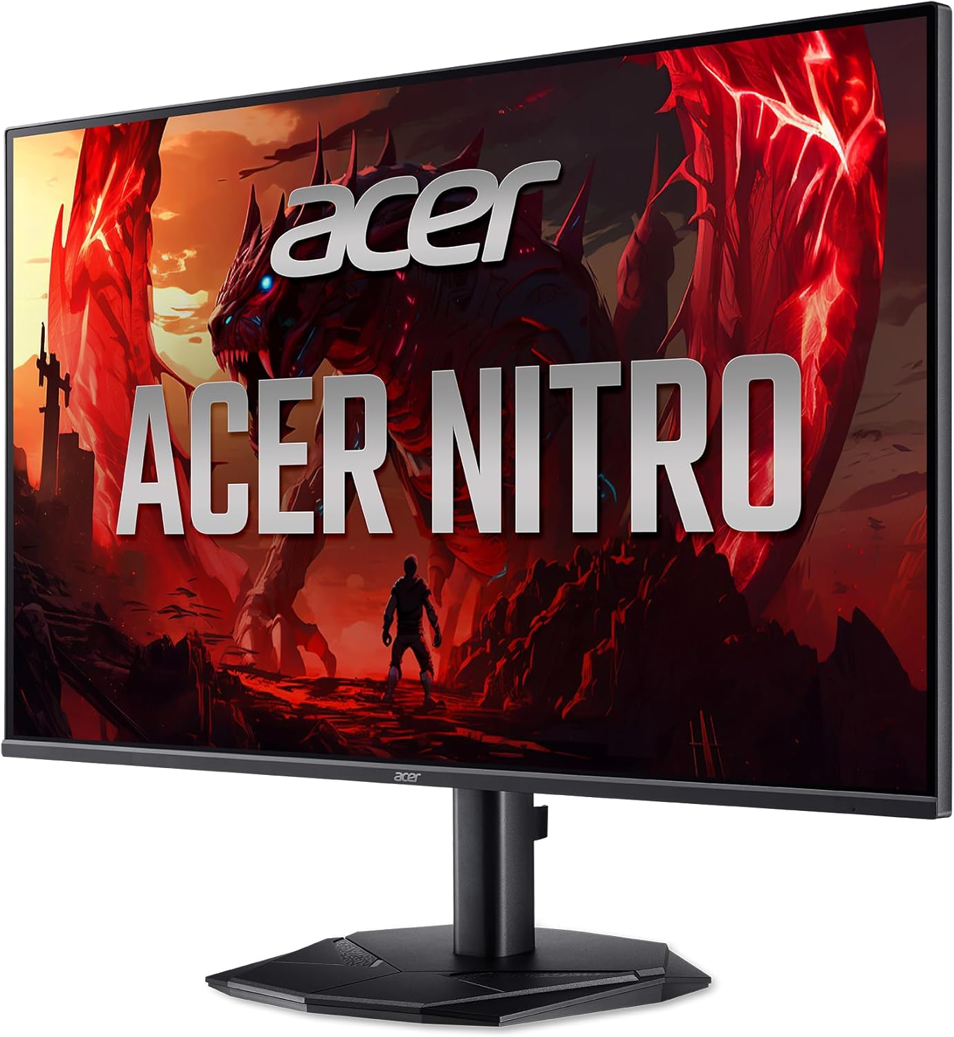 ተመለስ view of Acer Nitro KG240Y W3biip monitor showing input ports