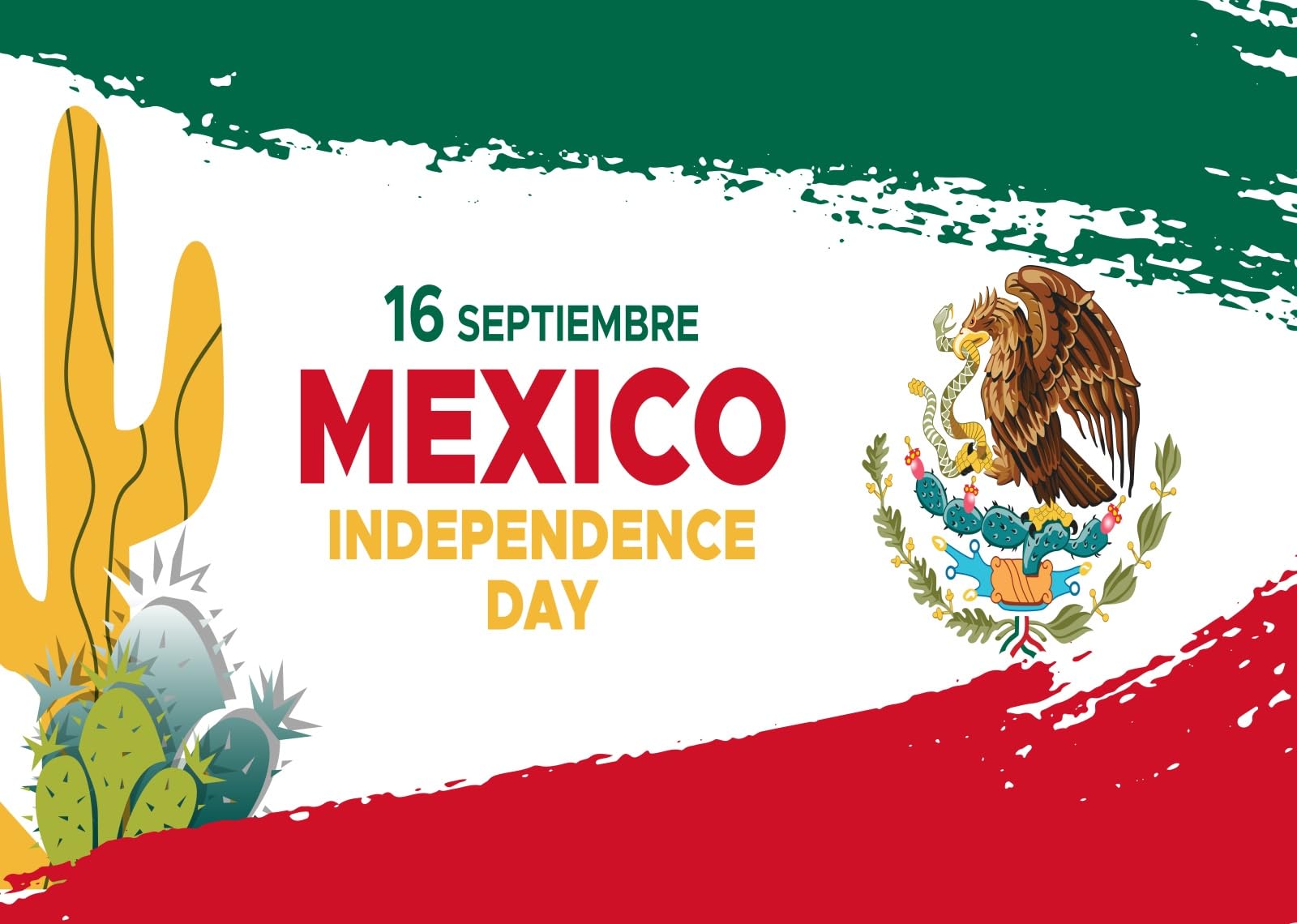 BELECO 3.6x3m Telo sfondo festa indipendenza Messico | Cactus bandiera messicana sfondo 16 settembre festa nazionale Messico banner eventi accessori foto