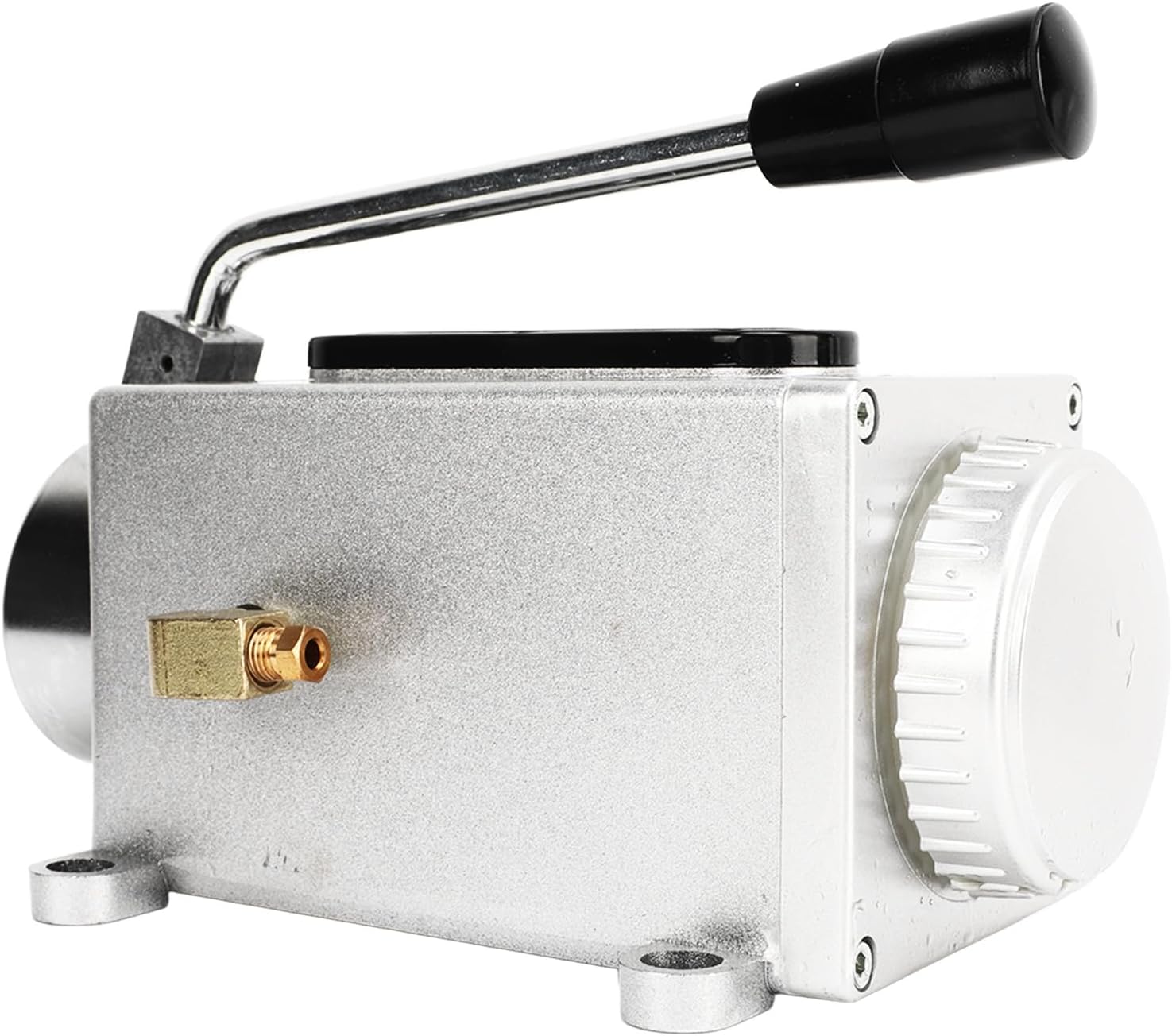 Manual Lubricator Pump 500cc Heavy Duty Cast Aluminium Hand Oiler High Pressure Lubrication System for Machine Tools and Industrial Equipment
