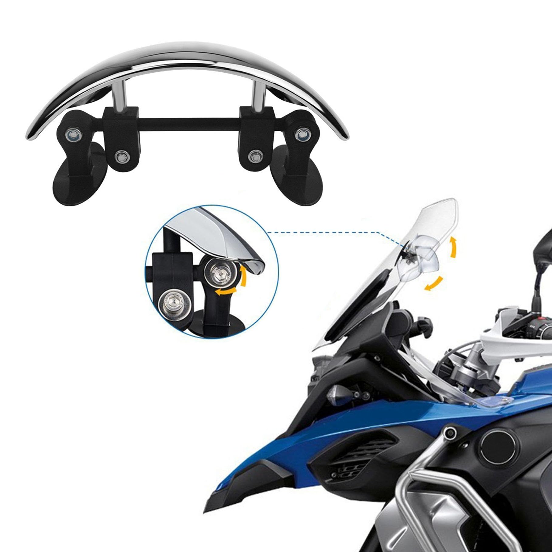 Rétroviseurs Moto Réglables Pour BMW F800GT/F800S/F800ST - YOUYIN, Neufs