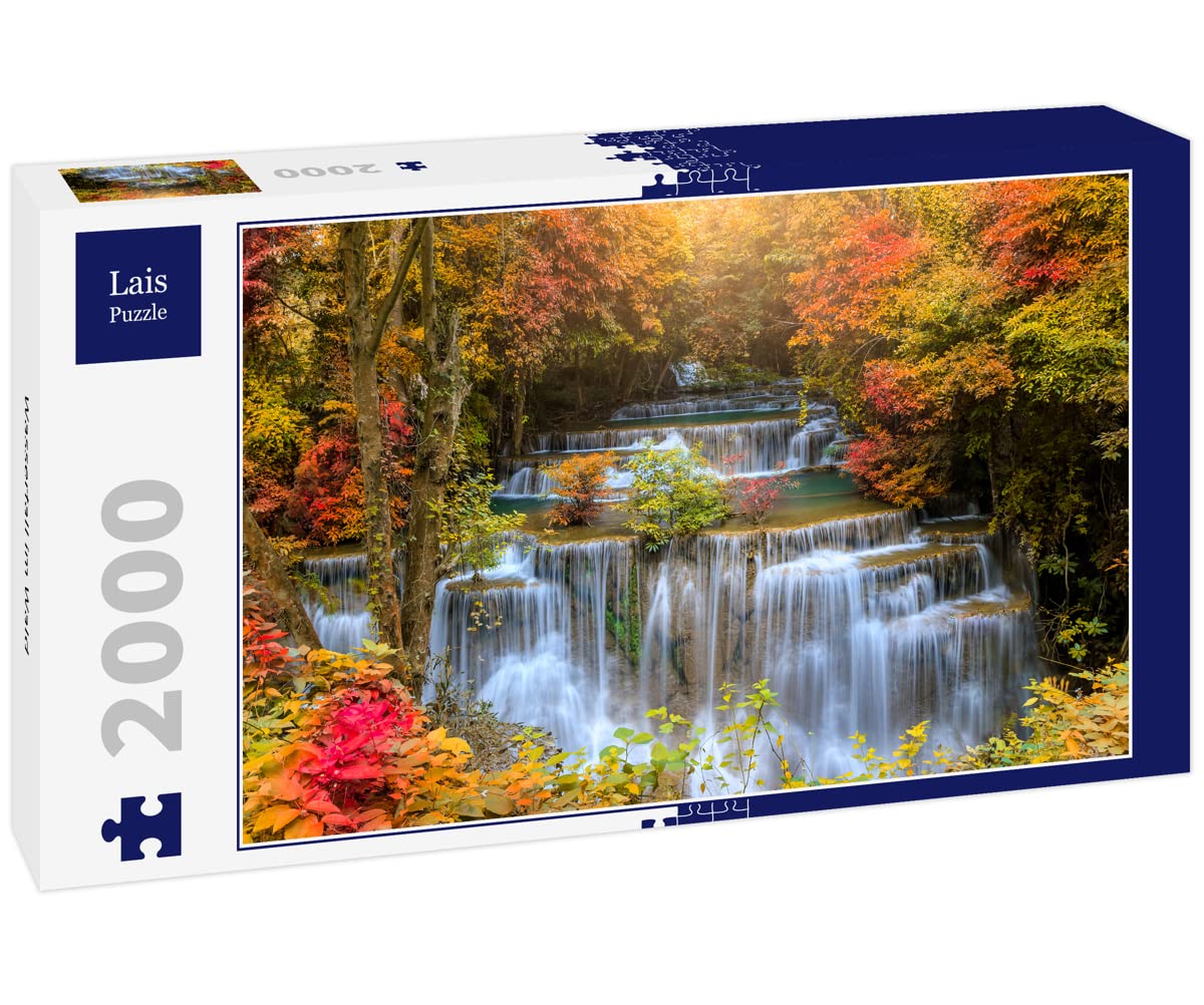 Puzzle „Waterfall, Iceland – Seljalandsfoss“ 2000 Teile – Landschafts-Motiv