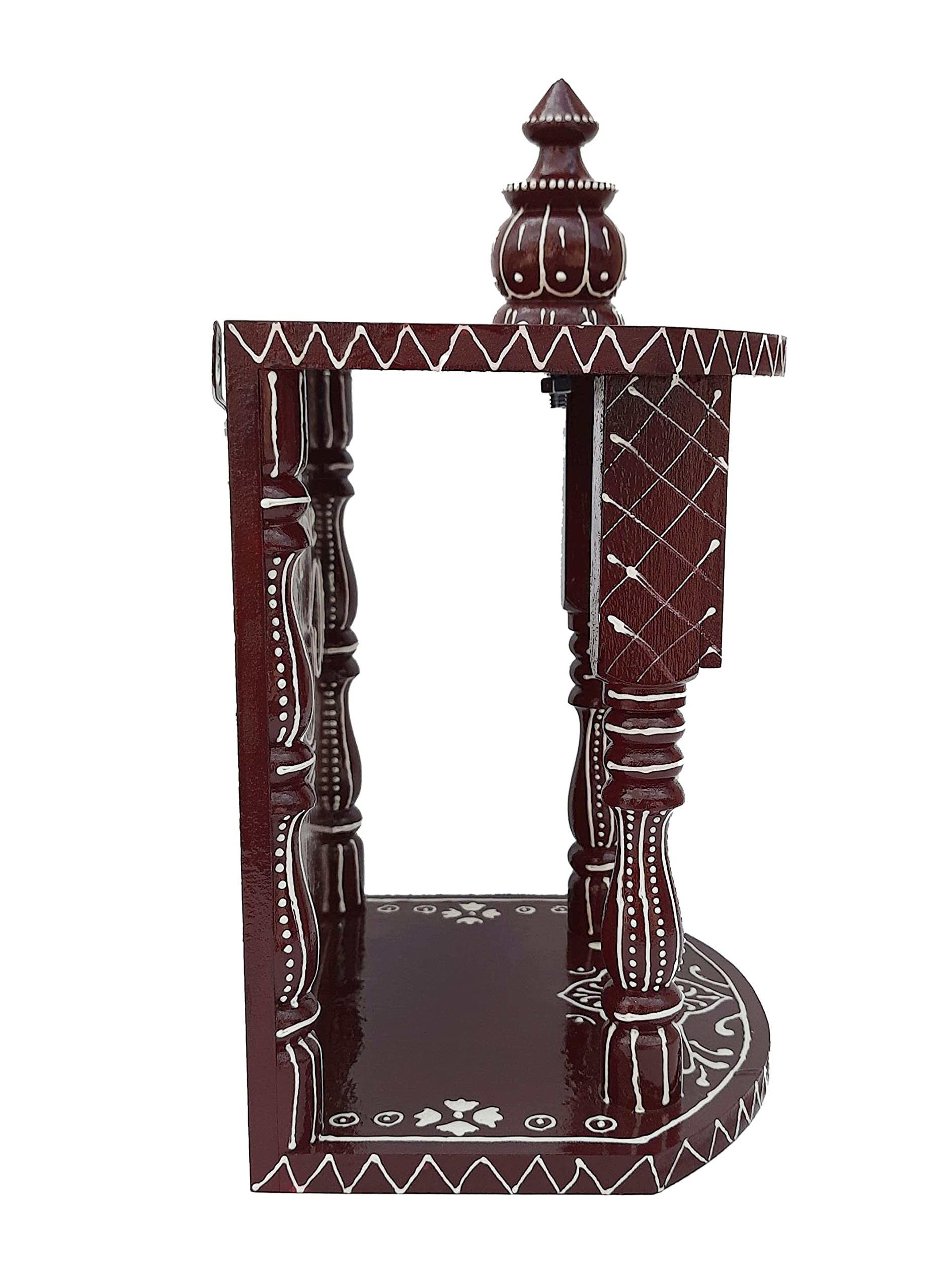 Buy Samriddhi Arts And Crafts Wooden Religious Temple Mandir for Home