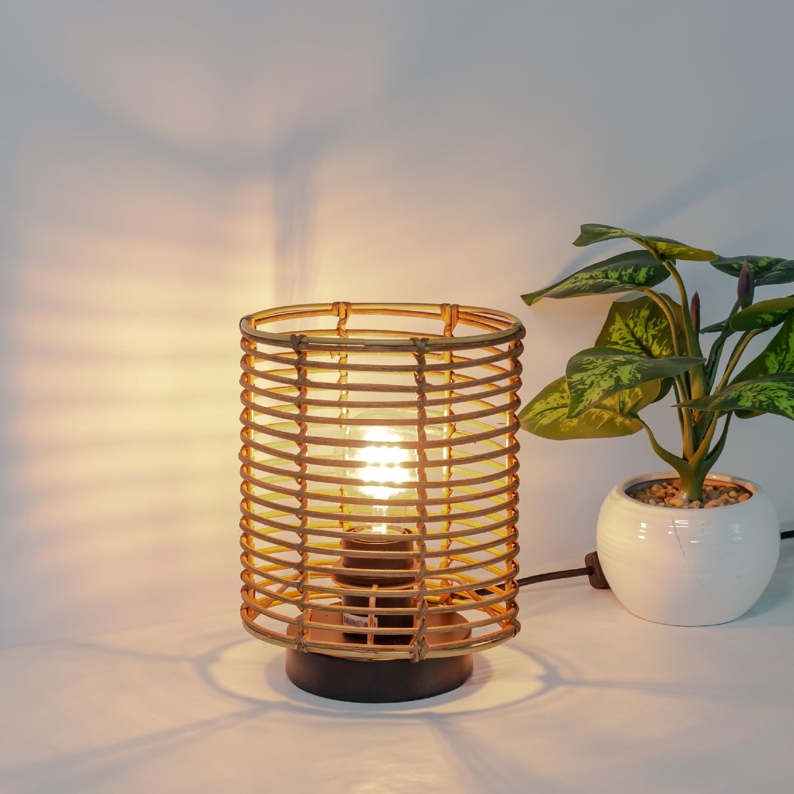 Osasy Retro Rattan Ceiling Lights Shade - Image 3