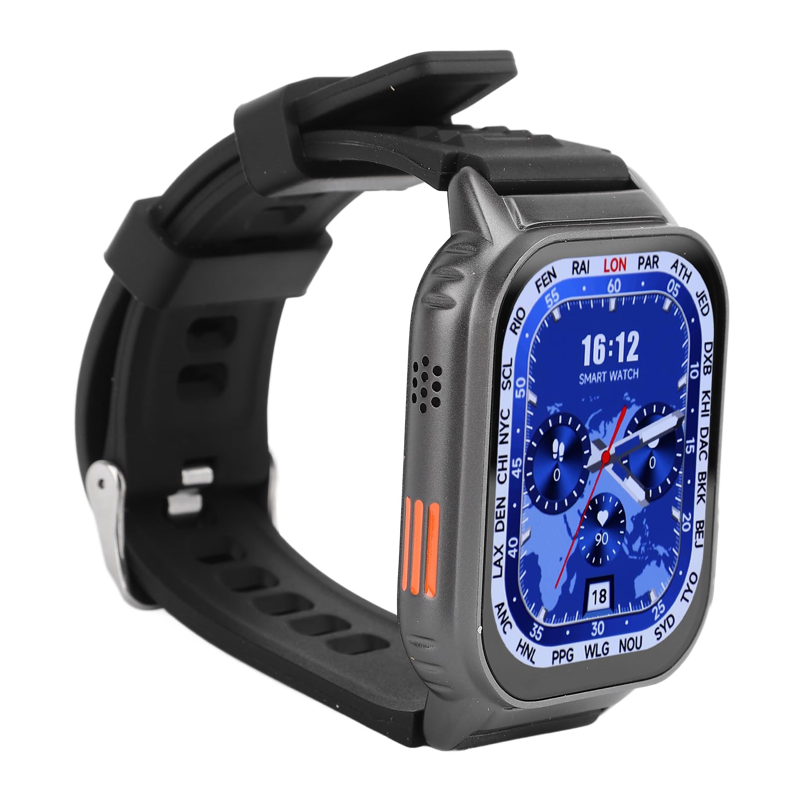 Fafeicy Smart Watch Touch Screen con Display IPS da 2,01 Pollici, (BLACK)