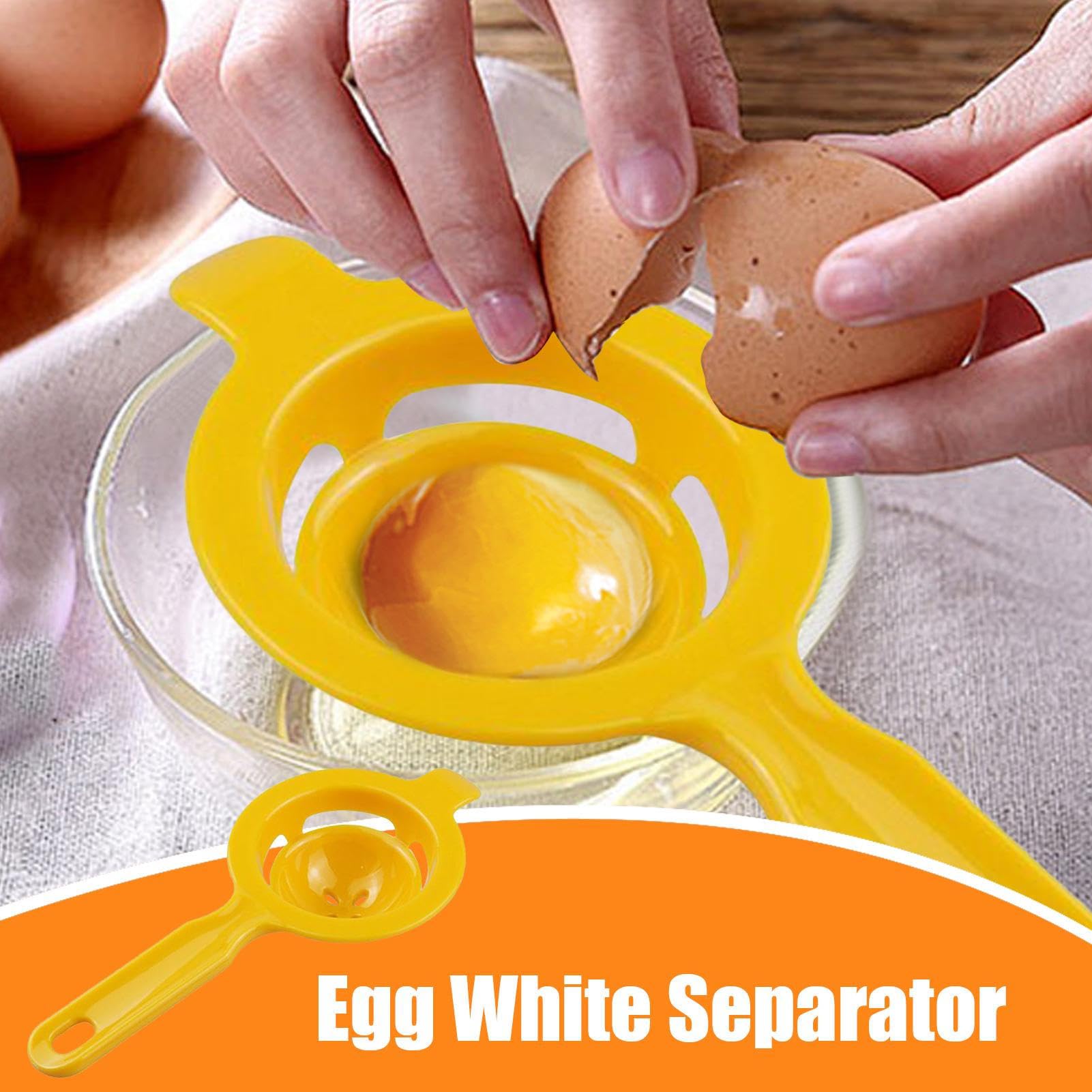 Egg Separators for Yolk - Egg White Yolk Sifting Filter,Food Grade Divider Easy Kitchen Baking Gadget for Cooking Home Kitchen