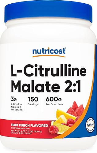 Miniatura 7 de Nutricost L-citrulina malato 21 2116oz frambuesa azul