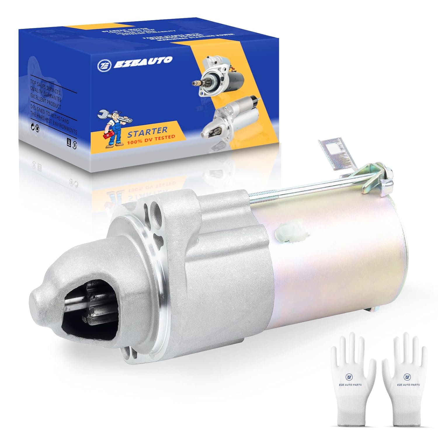 Ezexpreze 10914N Starter for 2013-2017 Honda Accord 2.4,2015-2016 CR-V CRV 2.4, 2016-2019 2.0 Civic 13 14 15 16 17 18 19 31200-5A2-A51 SM-74009 SM740-09 191-711 S-80548 31200-5A2-A52