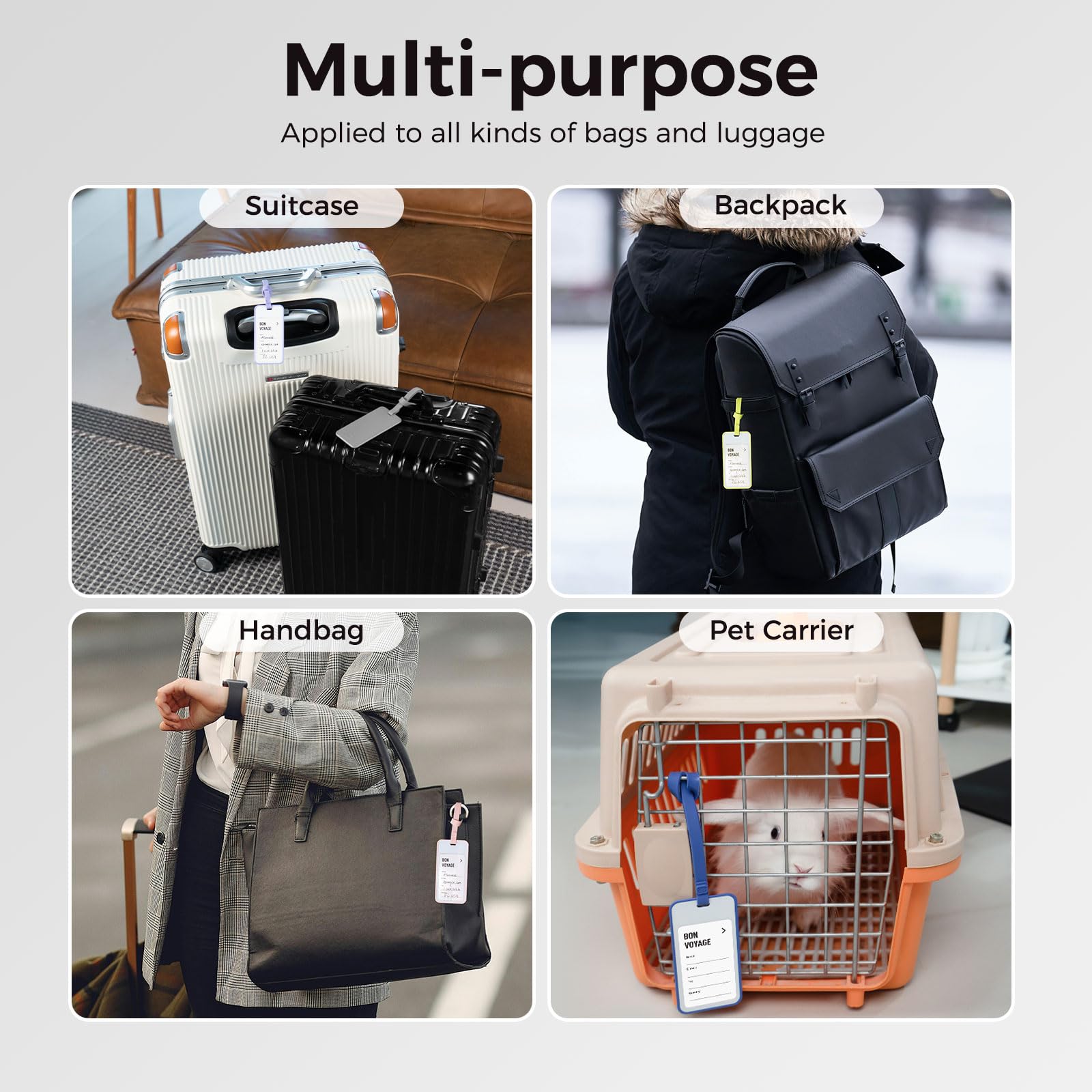 Amazon.com | pack all Luggage Bag Tags Baggage Tags Travel