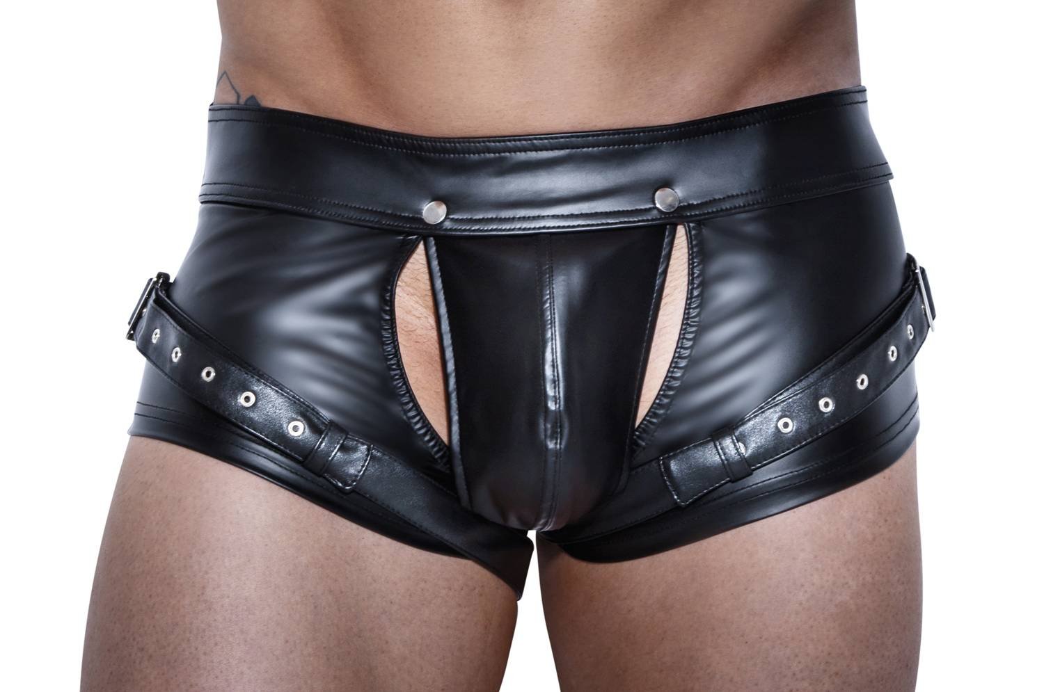 Noir Handmade Herren Powerwetlook Shorts