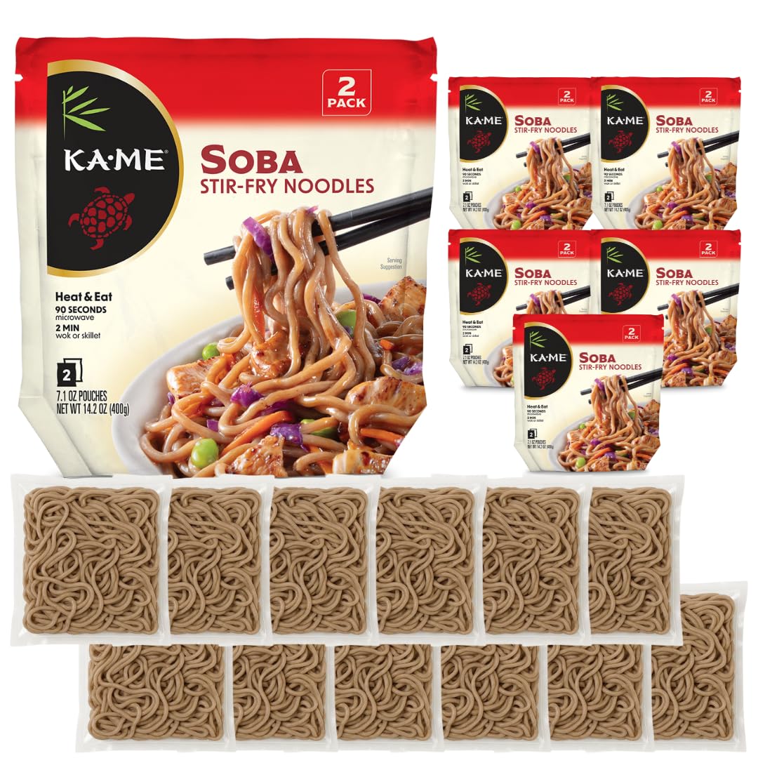 Ka-Me Soba Noodle Organic Buckwheat - 14.2 Oz. (Pack of 6)