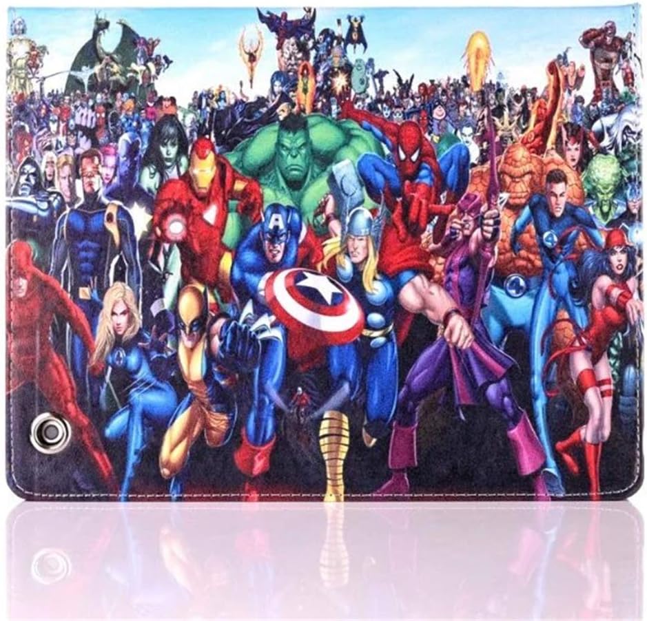 iPad Pro 9.7 2017/2018 Cartoon Case, Hwota Cute Cartoon Fashion Kids Girls Slim Flip Folio Stand Leather Case Auto Sleep/Wake Feature Cover for Apple iPad Air 5 6 iPad Pro 9.7Inch 2017/2018 (No.07)