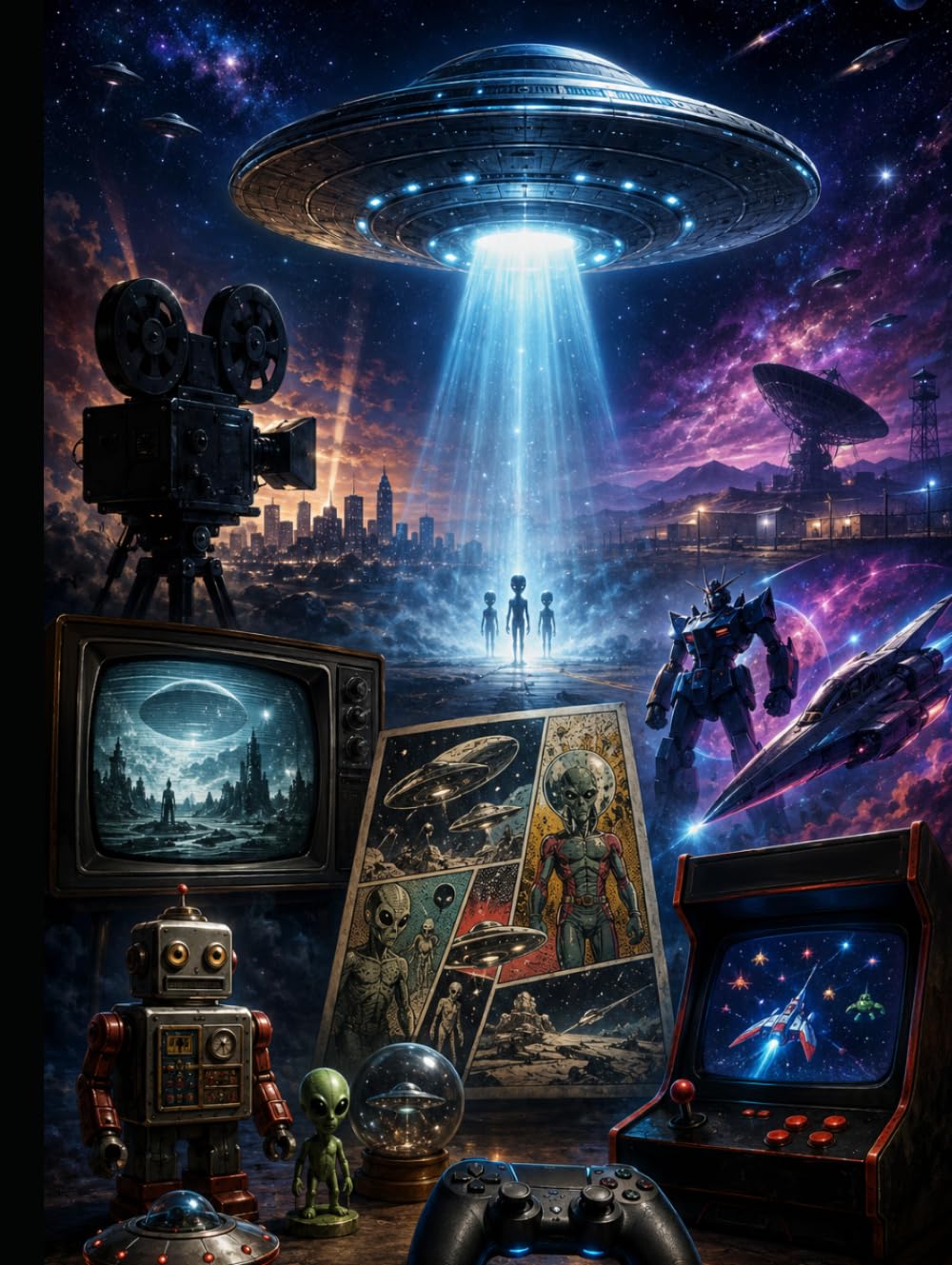 OVNI : Films, séries, dessins animés et jeux: Listes chronologiques du cinéma, de la télévision, de l’animation, des jeux vidéo, des documentaires, ... sur les OVNI des années 1950 à aujourd’hui