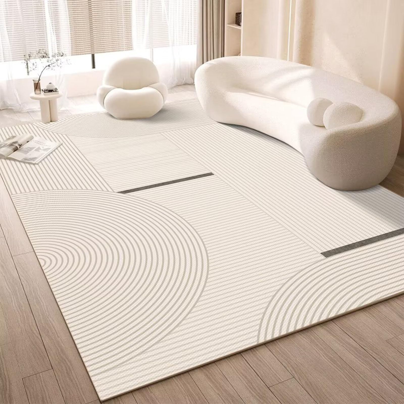 Tapis de salon moderne 160x200 cm pour une chambre cosy et élégante