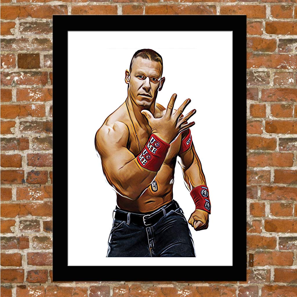 John Cena - Framed Illustration Print Poster