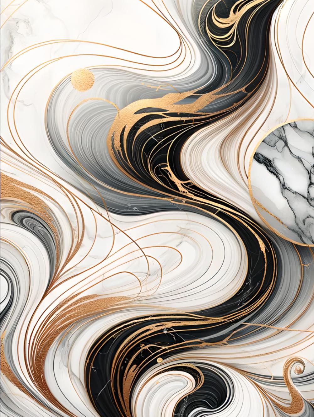 Marble Notebook: Large College Ruled Notebook with 150 Pages Hardcover – 29 Jan. 2024