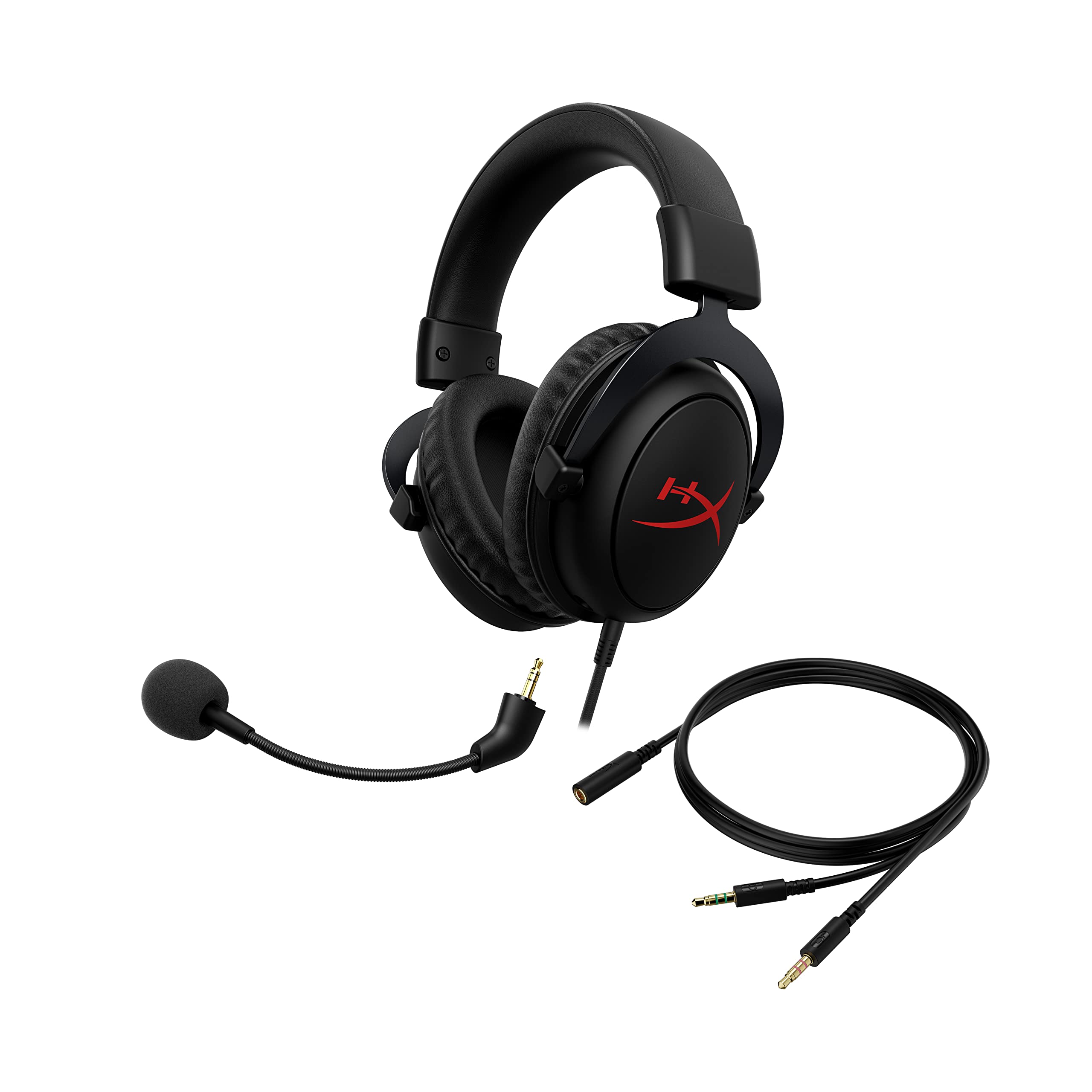 HyperXCloud Core-Gaming-HeadsetfürPC,DTSHeadphone:XSpatialAudio,Memoryschaum-Ohrpolster,robusterAluminiumrahmen