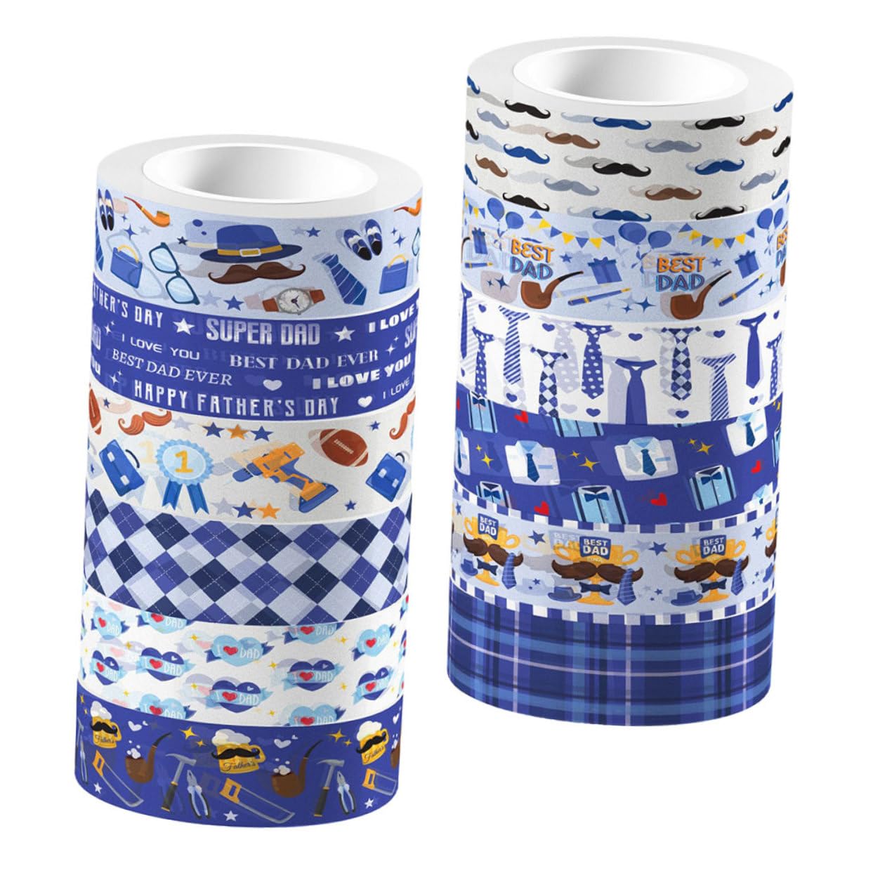 36rotoli Nastro Washi Decorativo Per Fai Da Te Per Del Adesivi Trasparenti Per Scrapbooking e Senza Residui