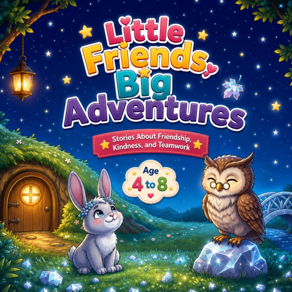 Little Friends, Big Adventures: Cozy Bedtime Animal Stories About Friendship, Kindness, and Courage