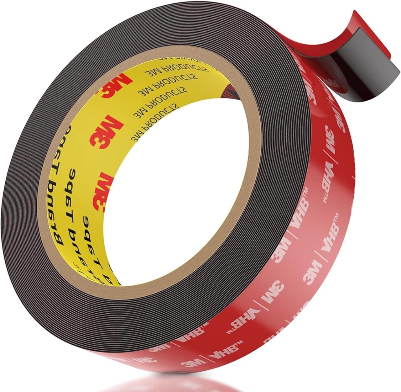 Double-Sided Mounting Tape 25mm x 3m – Ultra Strong Heavy-Duty Black Foam Adhesive Tape Roll for Walls, Home & Office DIY Projects, Photo & Poster Mounting, Waterproof & Heat Resistant