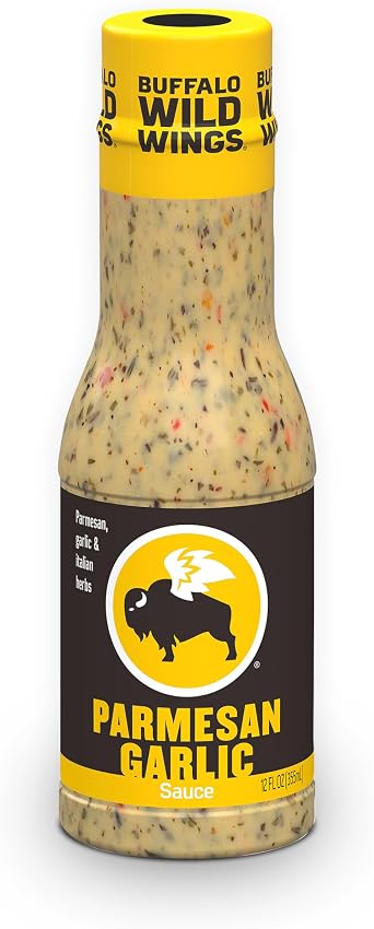 Buffalo Wild Wings Parmesan Garlic Sauce 355ml Perfect Dipping Sauce Chicken Marinade Chicken Parmesan Topping and Wing Seasoning Made with Italian Herbs