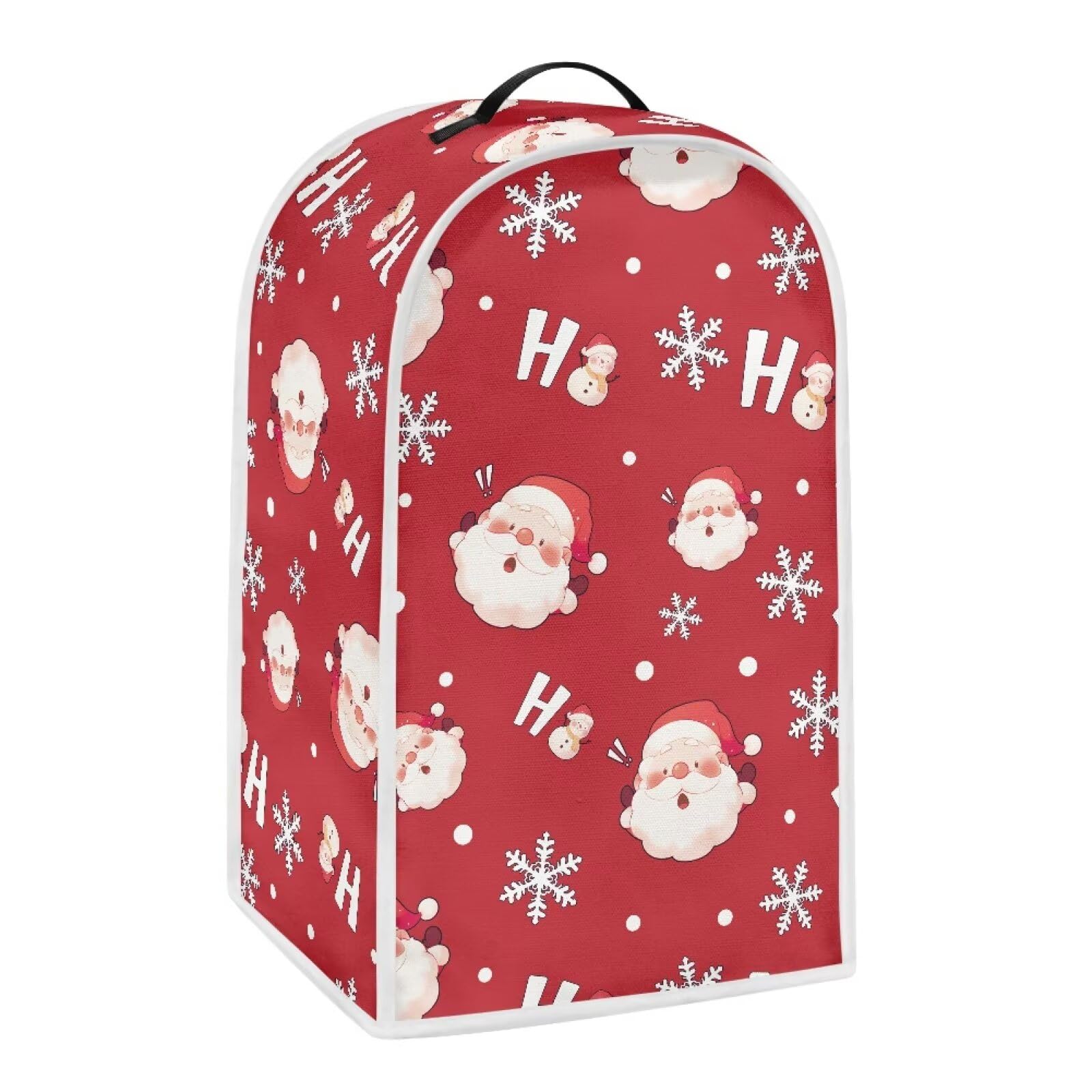 Snow Senta Cluas Blender Dust Cover, Anti Fingerprint Polyester Stand Mixer or Coffee Maker Appliance Protector, Christmas Machine Washable Blender Cover for Kitchen Appliance