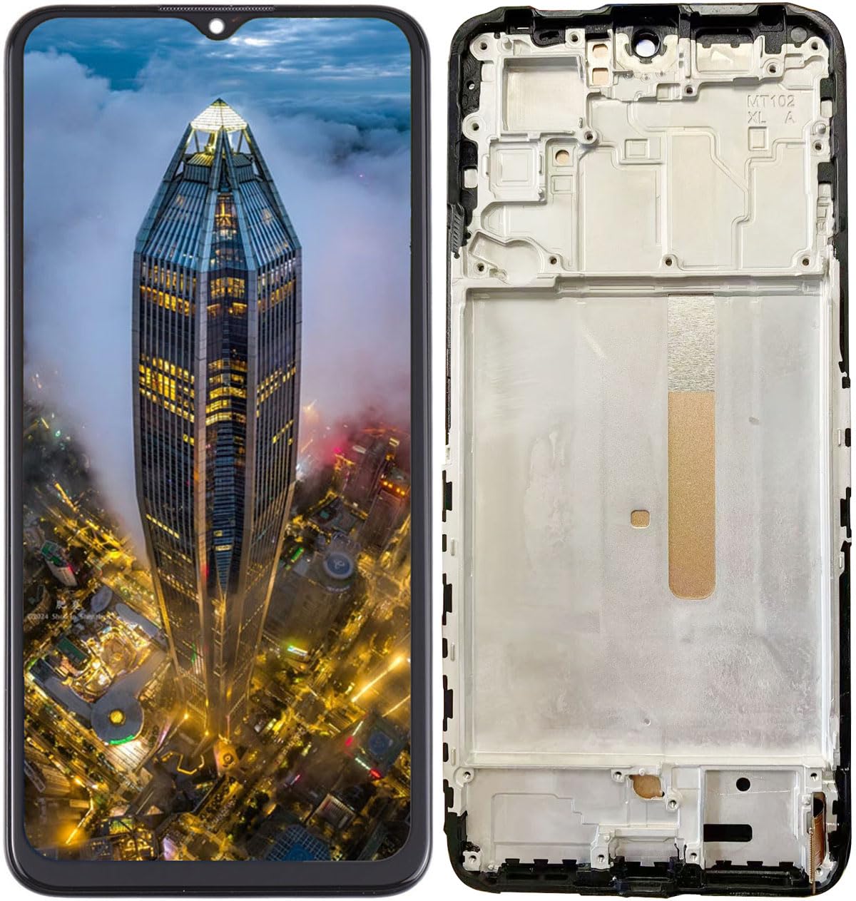 Kit di ricambio per display LCD (senza impronte digitali) per Vivo V21 5G V2050