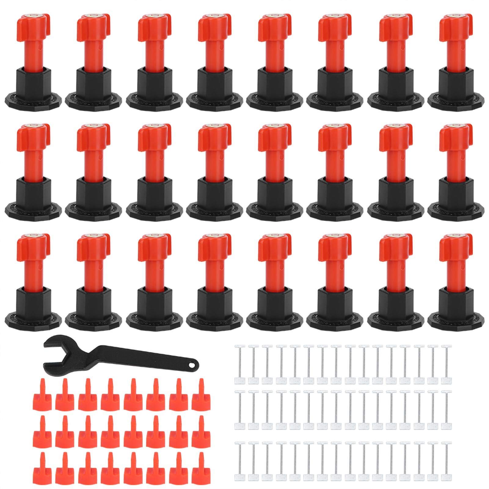 Strumento di livellamento per Piastrelle, Kit di Sistema di livellamento per Piastrelle in Ceramica Strumenti di Posizionamento livellatore per Piastrelle a Pavimento Forniture per l'edilizia