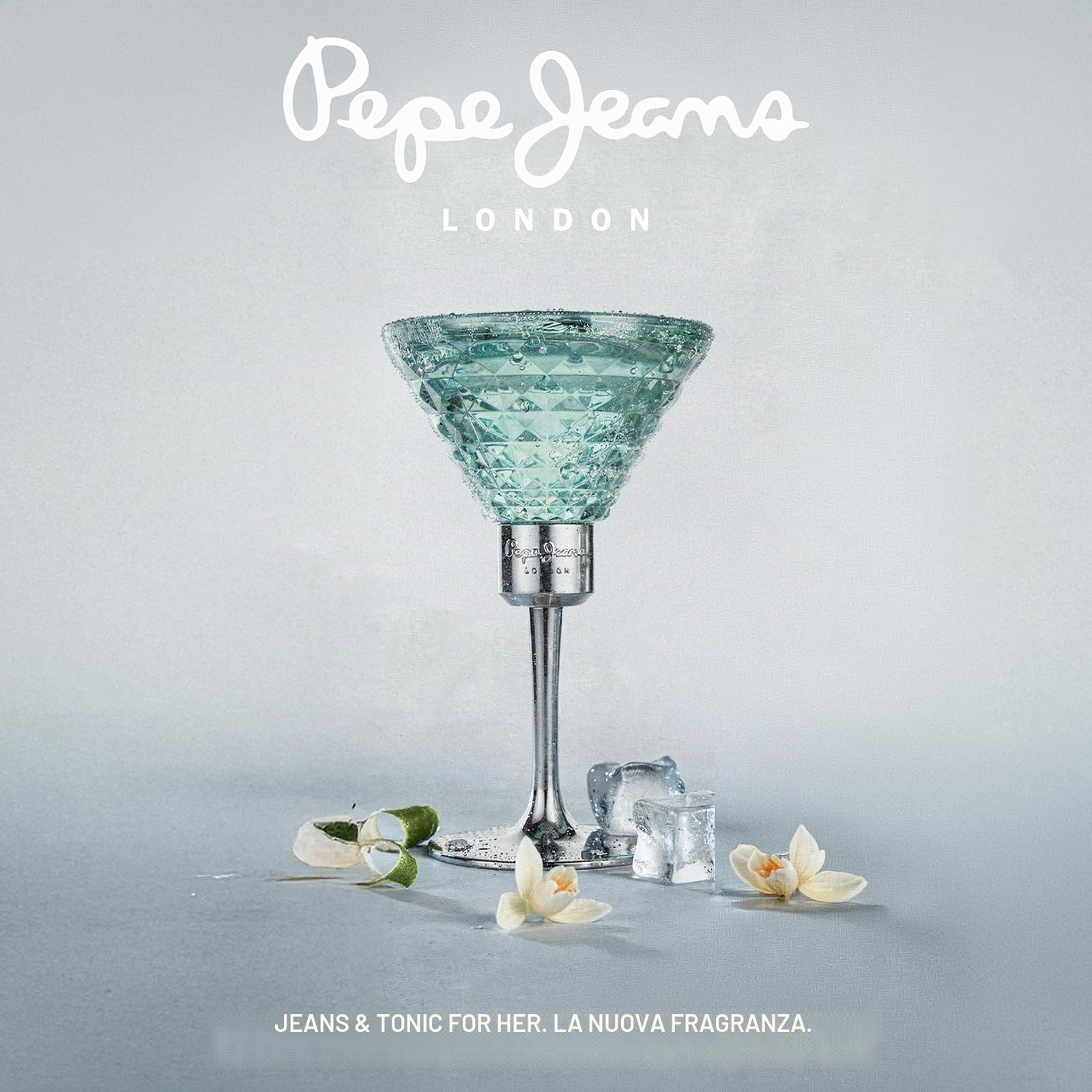 Pepe Jeans Jeans&Tonic For Her Profumo Donna 80ml | Eau de Parfum, Fragranza Floreale e Ambrata, Profumi Donna