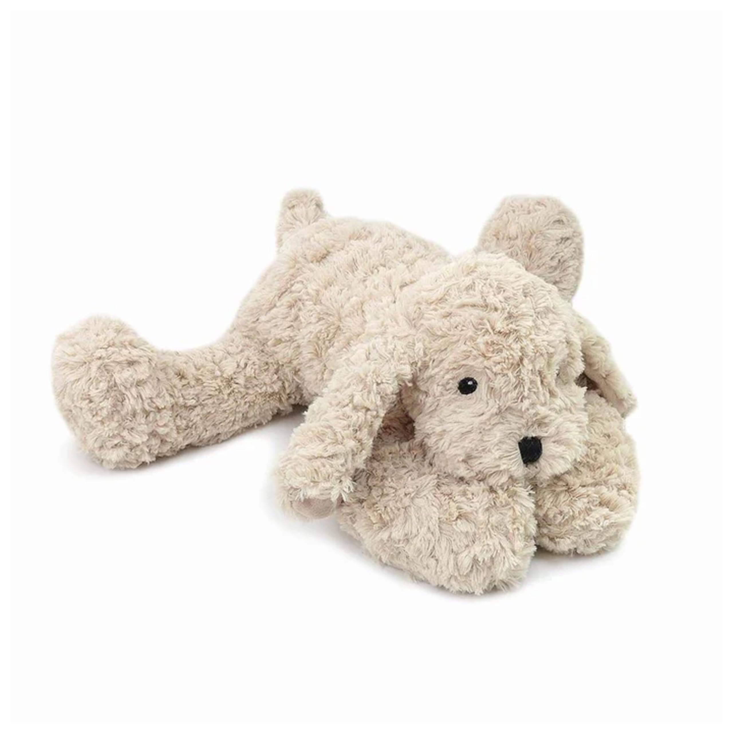 MON AMI Puddles Puppy 11-Inch Stuffed Dog Toy for Boys & Girls, Off-white, 12 Inches