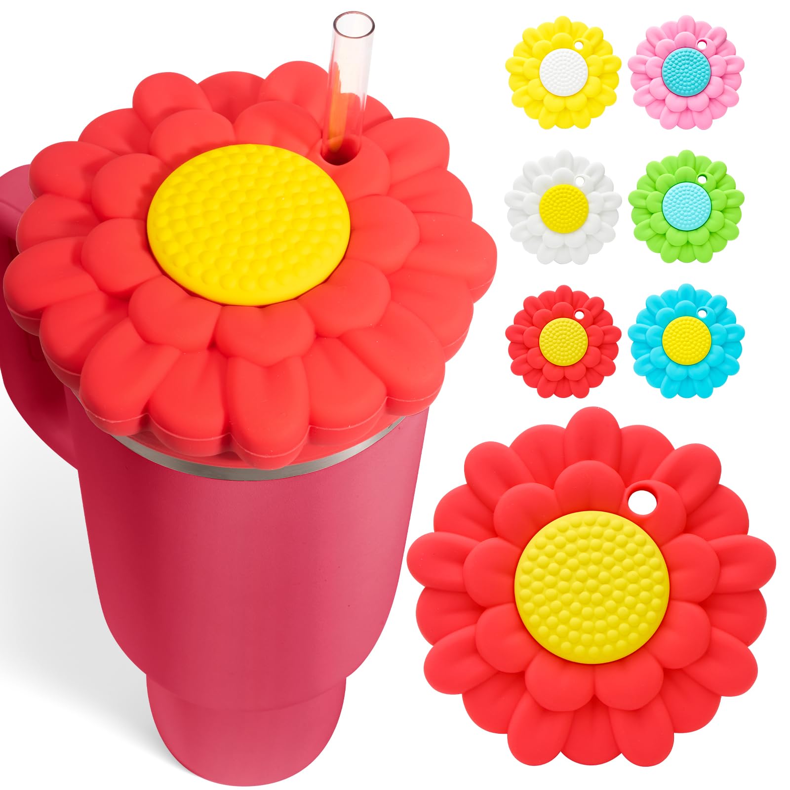 Tizuxa for Stanley Cup 40 Oz Lid Case Dustproof Scratch, Silicone Lid Covers Toppers Dust Cap for Stanley 40 Oz Tumbler with Handle Quencher H2.0 for