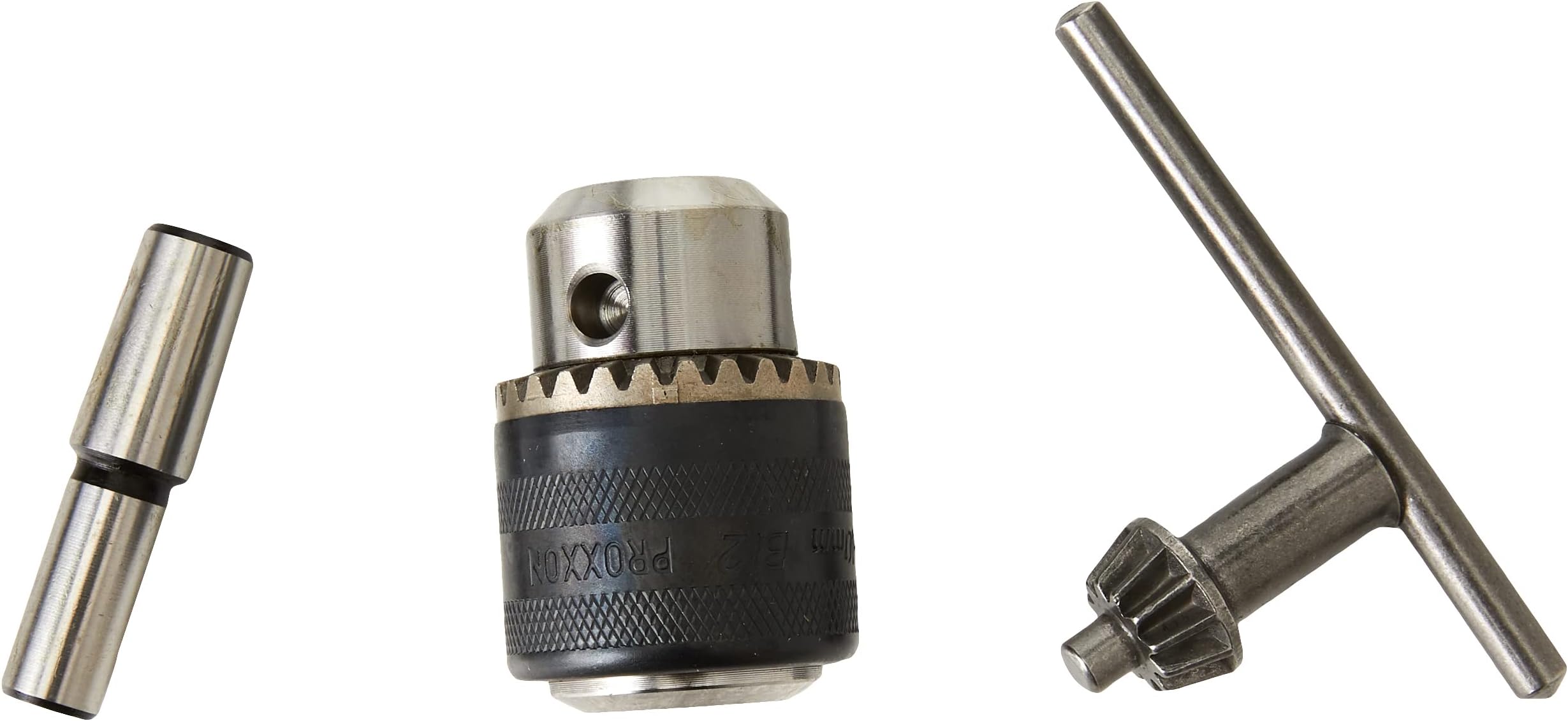 24110 Drill chuck for PF 230, capacity to 13/32" (10 mm), Silver