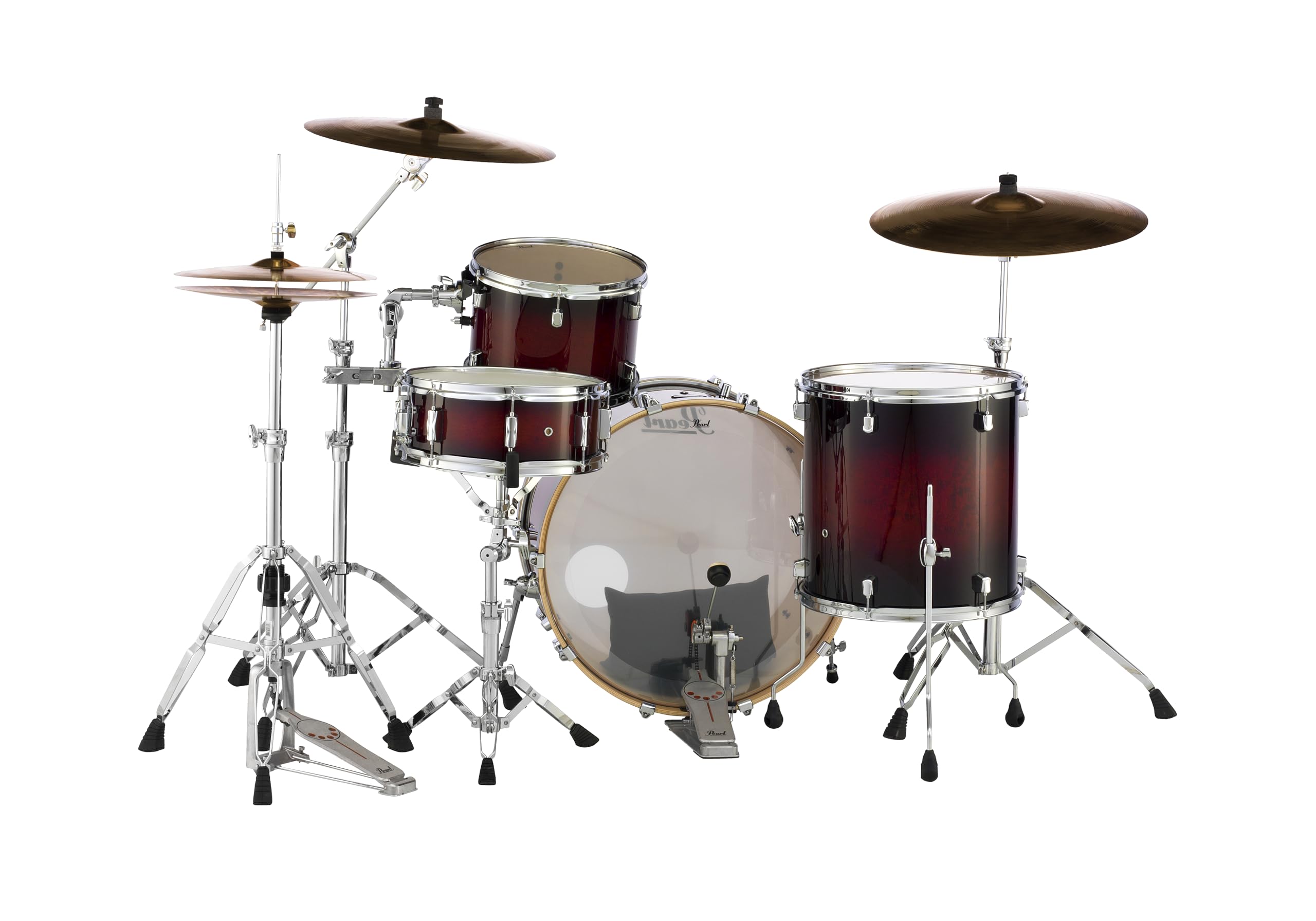 パール　ドラム Amazon.com: Pearl Drum Set, Gloss Deep Red Burst, inch