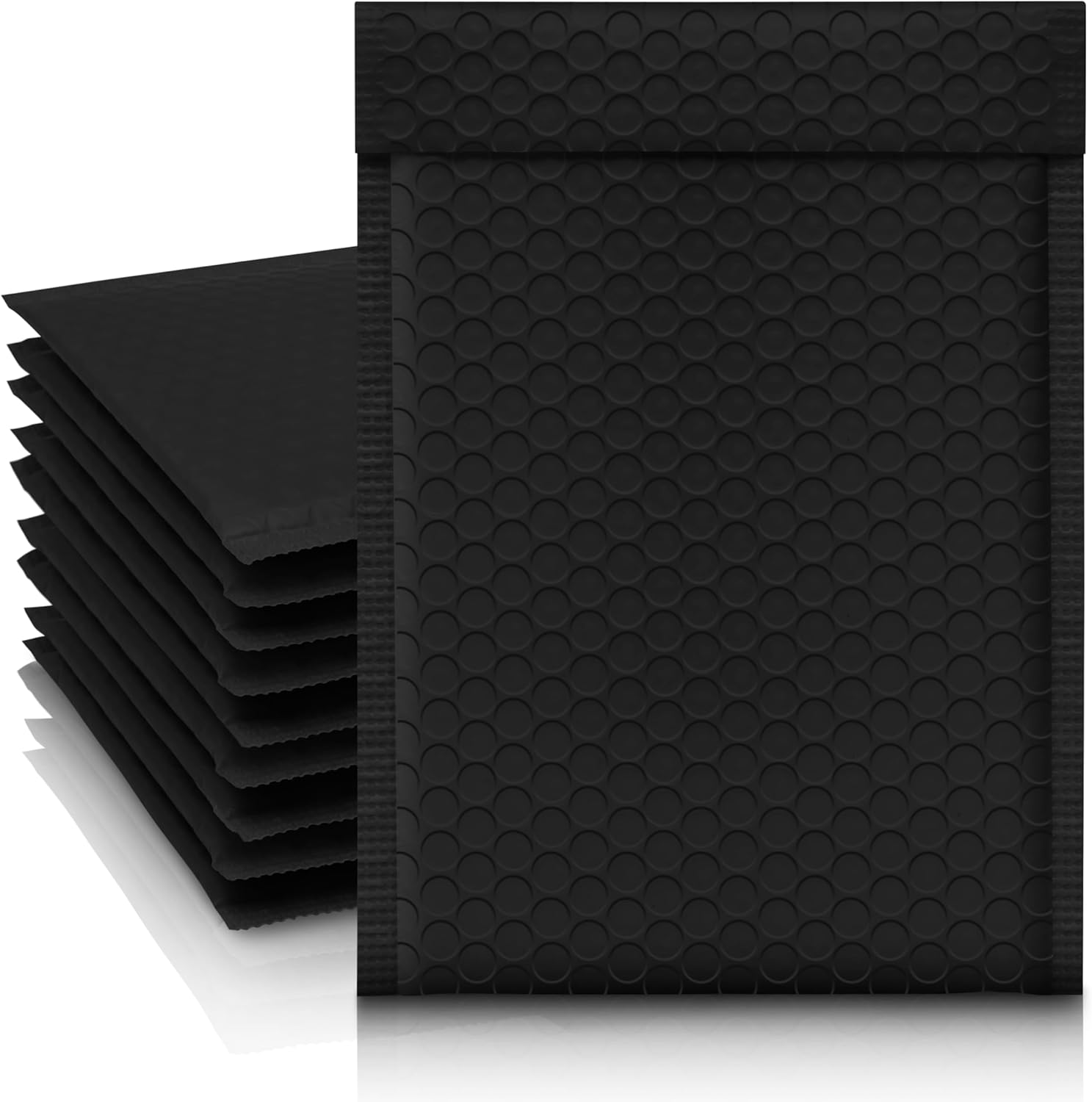 Jowlroel Black Bubble Mailers 4x8'' 50 Pack, Cushioning
