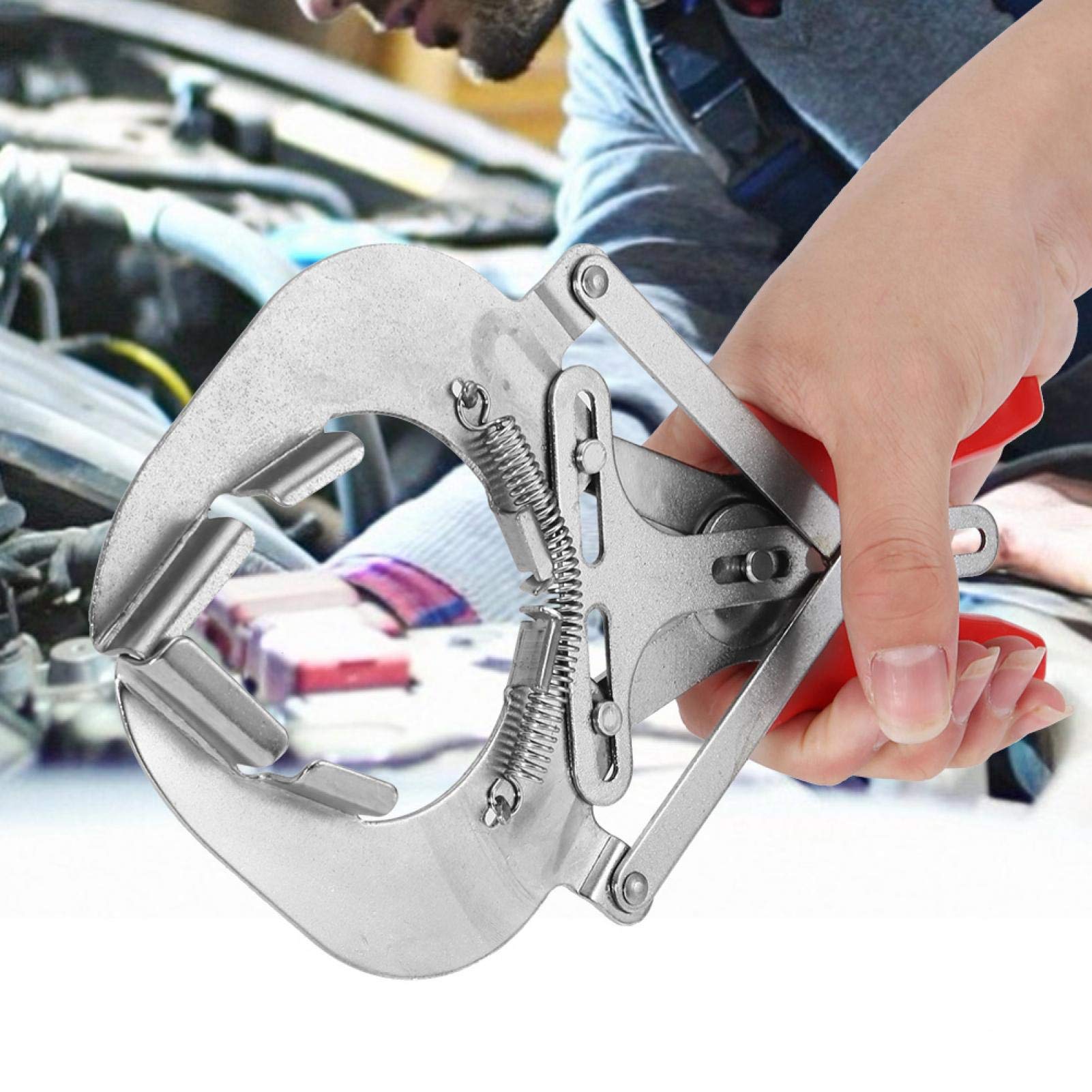OUKENS Pinze per fasce elastiche, pinze per compressori per fasce elastiche per auto auto Strumento di rimozione dell'espansore(6 Inch)