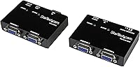 Vista 12 de StarTech.com Extensor de video VGA sobre Cat 5 con audio - Hasta 500 pies (492.1 ft) - Extensor VGA a través de Cat5 - 1 local y 1 remoto, TAA