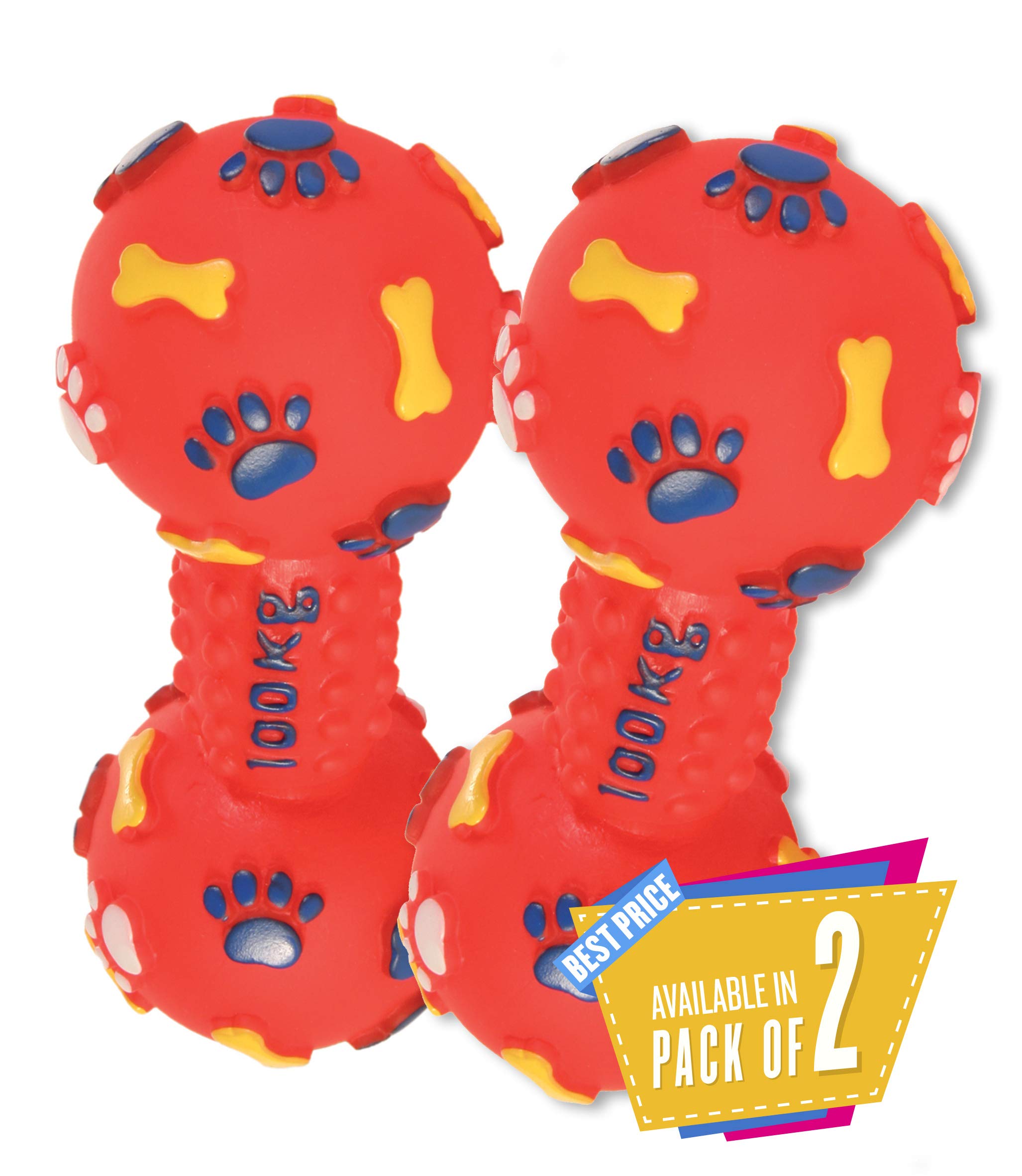 TRIXIE Dumbbell Vinyl Dog Toy (14.5 cm) - Pack of 2 (B07MDMJTHL) Amazon Price History, Amazon Price Tracker