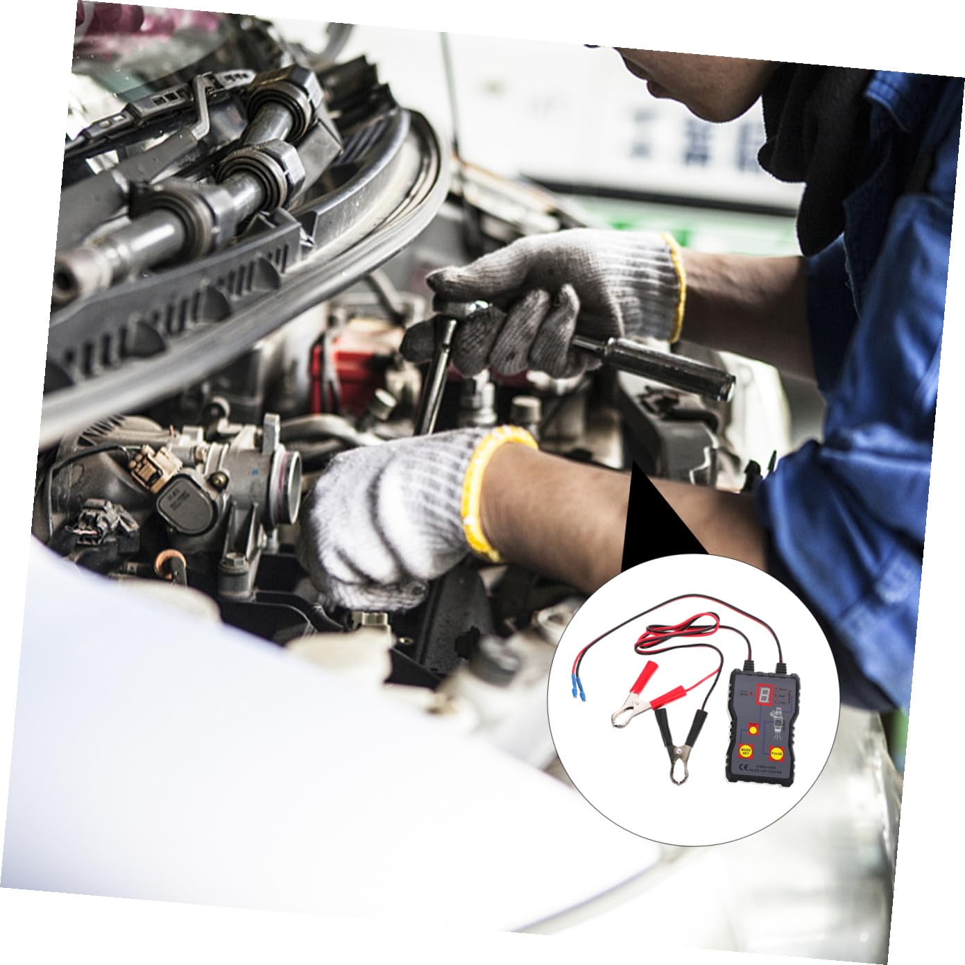 Tester per Diagnostica per Auto per Iniettori di Carburante per Auto Portatile Precisa ed Efficiente Misurazione Rapida in Plastico e Rame