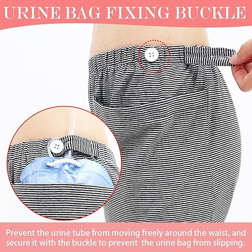 Miniatura 2 de Pantalones de bolsa de orina,Ropa interior Bolsa de orina Pantalones para ancianos,Bolsa de drenaje de orina Pantalones de cirugías abdominales