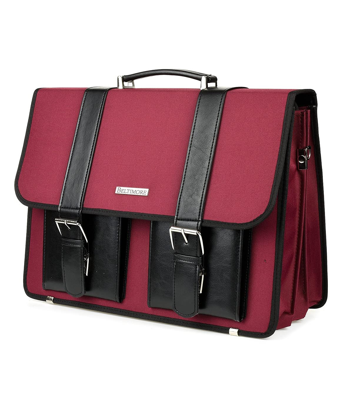 Serviette Codura et éco-cuir rembourrée grand cartable ordinateur 15,6